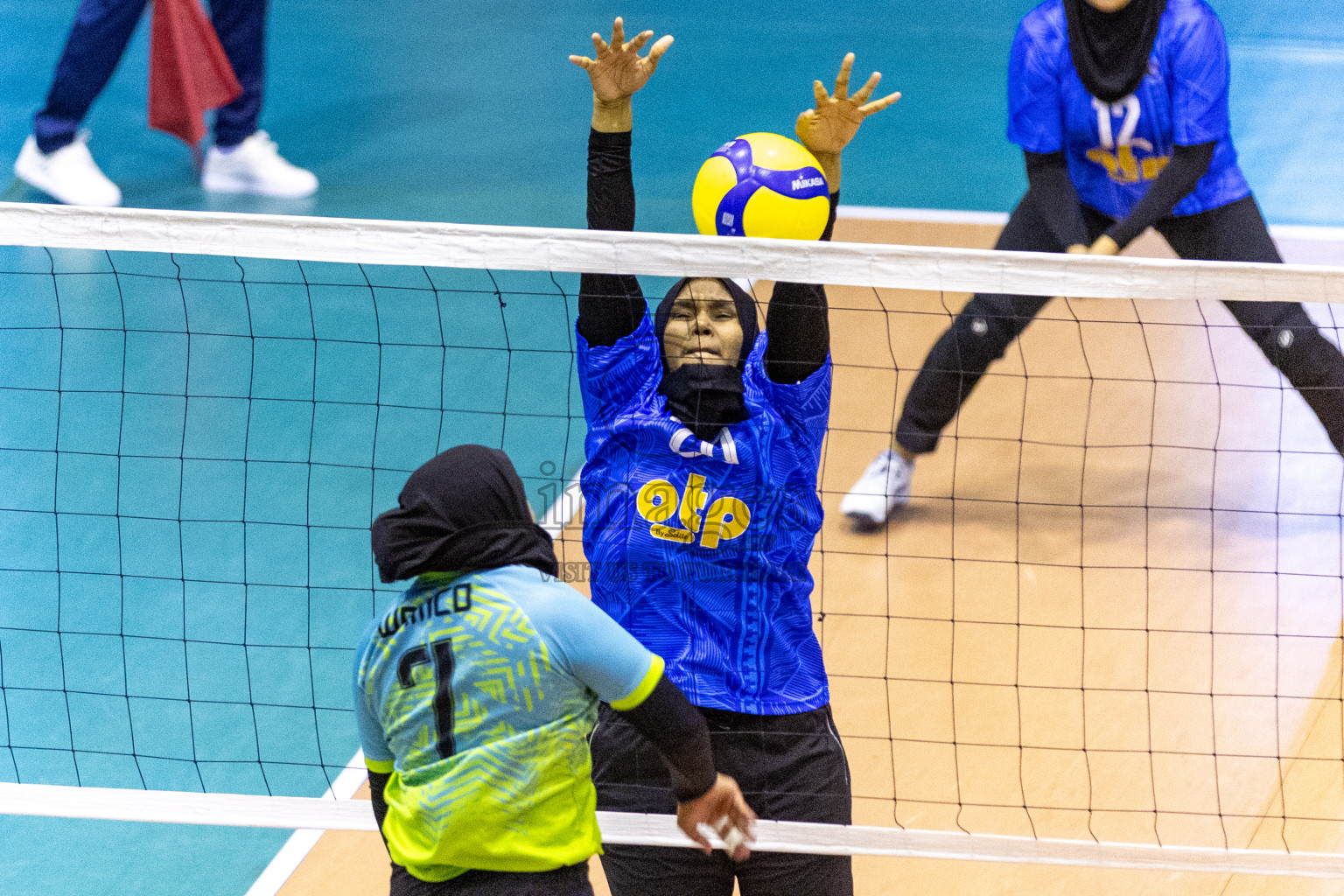 Final of Women's Division of Volleyball Association Cup 2023 held in Male', Maldives on Tuesday, 9th January 2024 at Social Center Indoor Hall Photos By: Nausham Waheed /images.mv