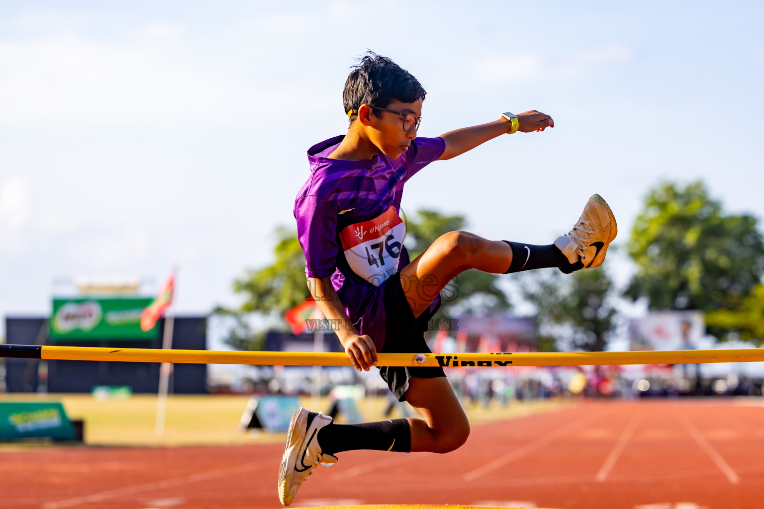 Day 3 of Inter-school Athletics Championship 2025 held in Ekuveni Synthetic Track, Male', Maldives on Wednesday, 08th October 2025. Photos by: Nausham Waheed / Images.mv
