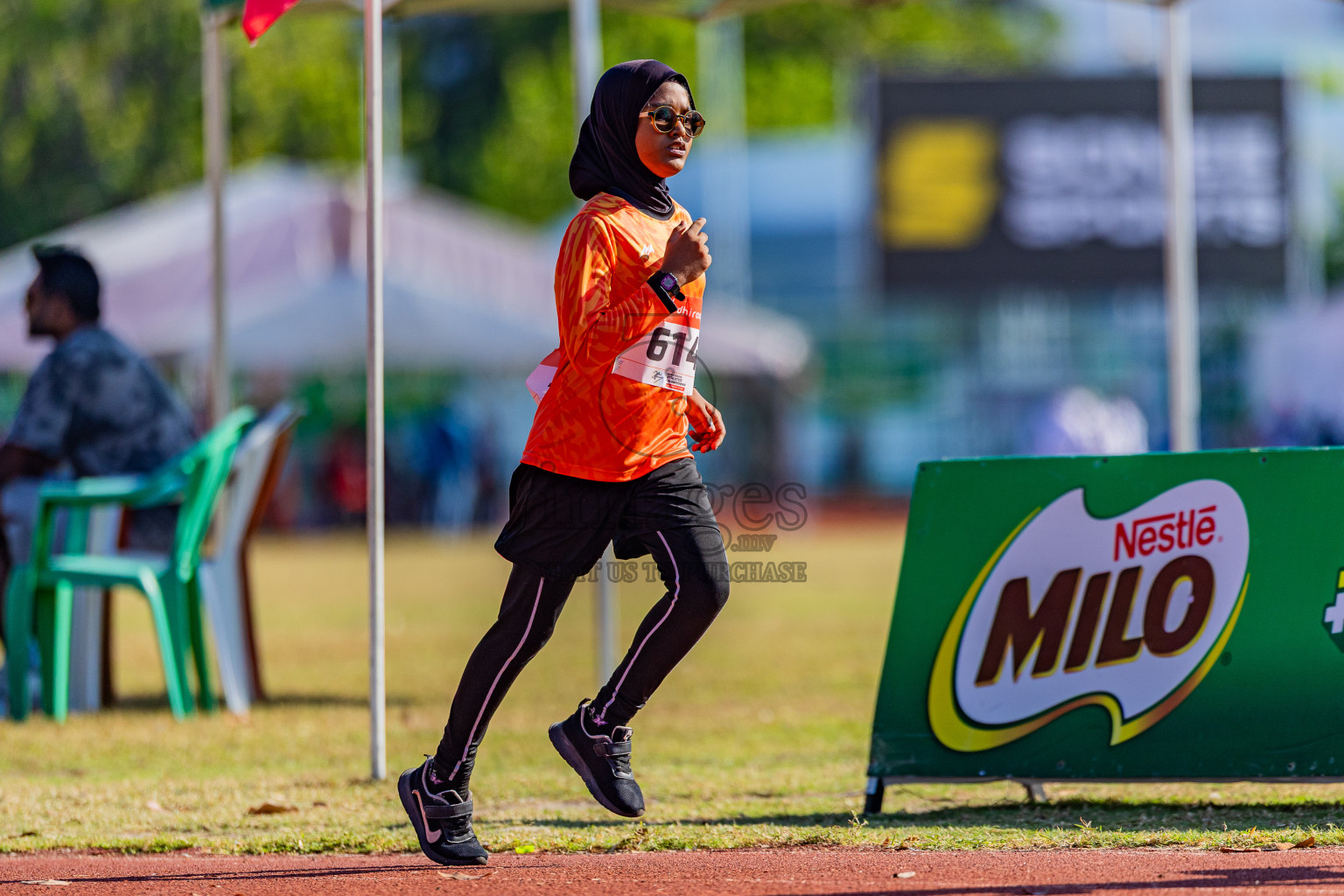 Day 1 of Inter-school Athletics Championship 2025 held in Ekuveni Synthetic Track, Male', Maldives on Monday, 06th October 2025. Photos by: Areef Adam  / Images.mv