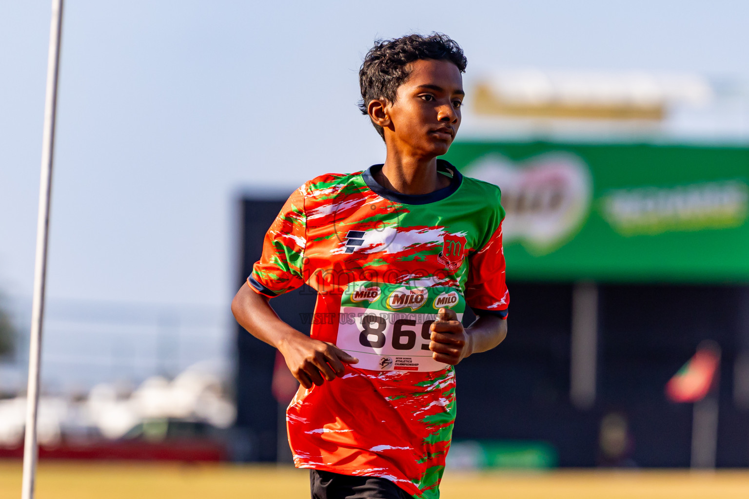 Day 3 of Inter-school Athletics Championship 2025 held in Ekuveni Synthetic Track, Male', Maldives on Wednesday, 08th October 2025. Photos by: Nausham Waheed / Images.mv