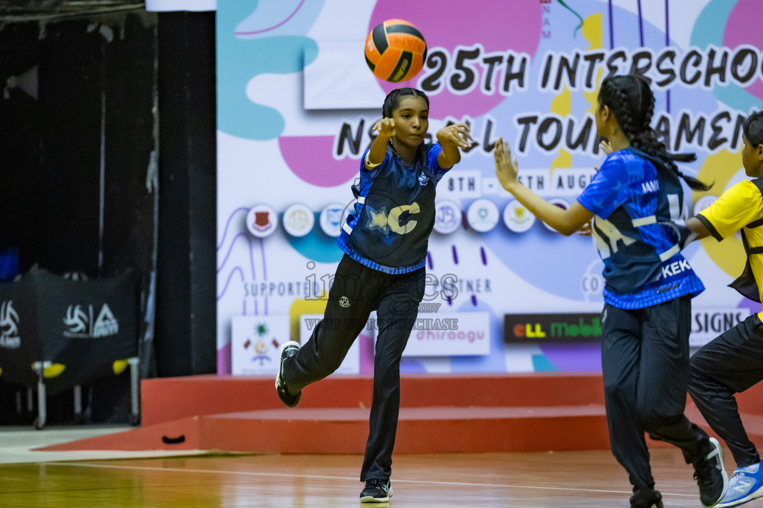 Day 12 of 25th Inter-School Netball Tournament was held in Social Center at Male', Maldives on Thursday, 22nd August 2024.