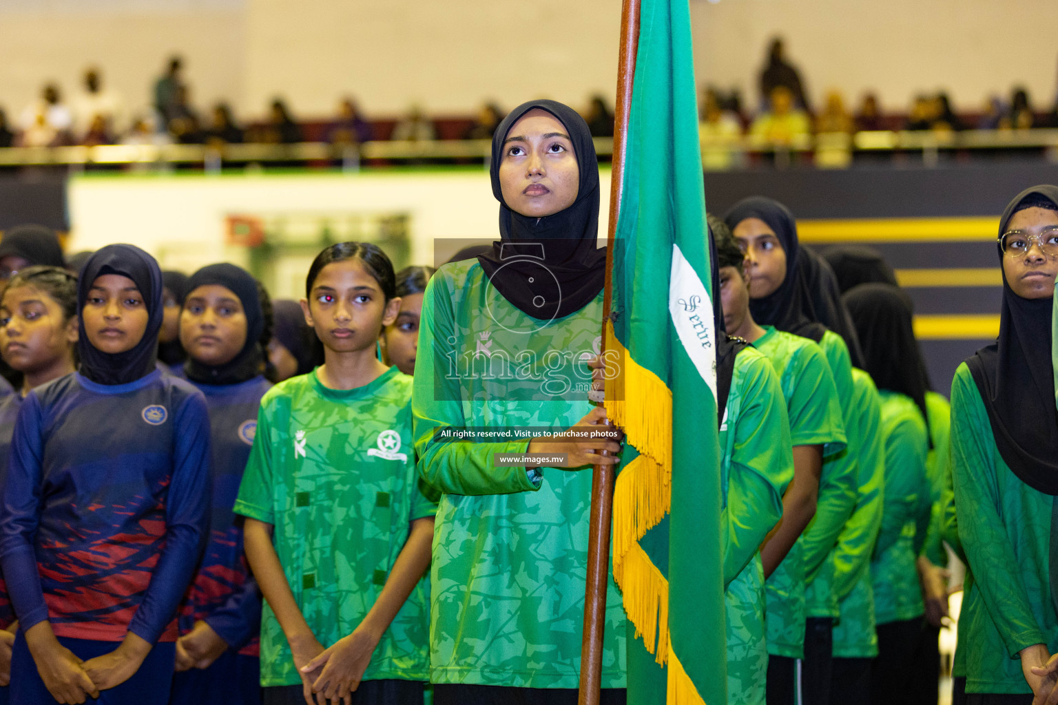 24th Interschool Netball Tournament 2023 was held in Social Center, Male', Maldives on 27th October 2023. Photos: Nausham Waheed / images.mv