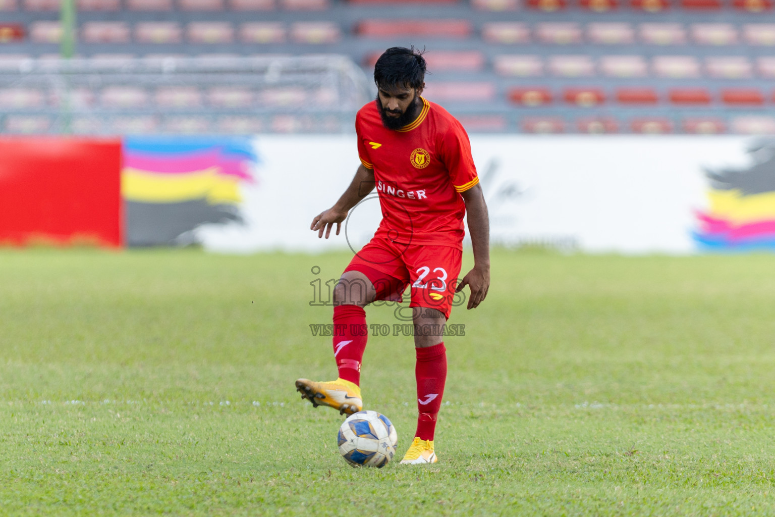 Victory Sports Club vs Lagoons Sports Club in Second Division 2023 in Male' Maldives on Wednesday, 22nd January 2023. Photos: Nausham Waheed / images.mv