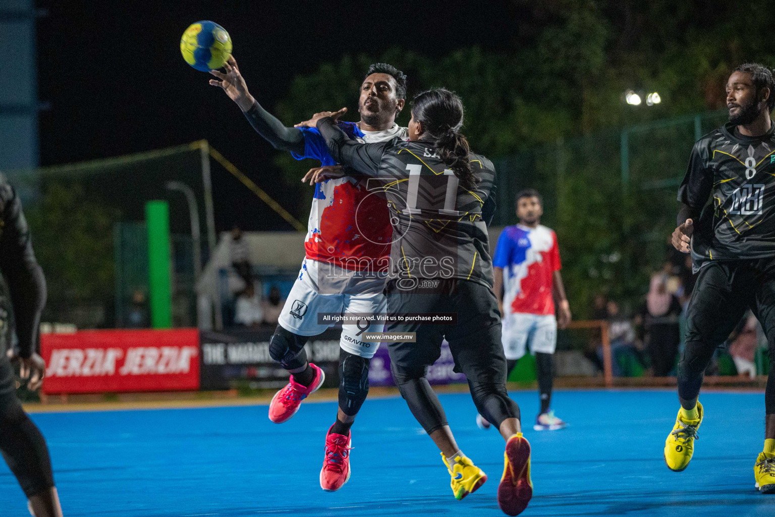 Day 8 of 6th MILO Handball Maldives Championship 2023, held in Handball ground, Male', Maldives on 27th May 2023 Photos: Nausham Waheed/ Images.mv