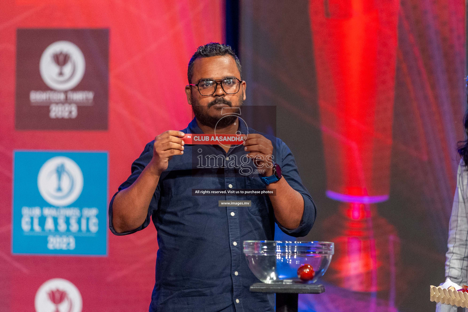 Draw ceremony of Club Maldives 2023 was held on Thursday, 6th July 2023 at PSM Studio in Male', Maldives.  Photos: Ismail Thoriq / images.mv