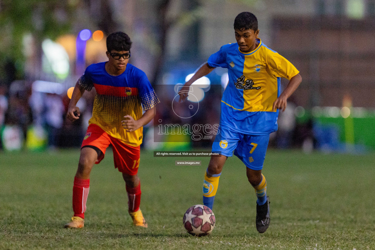 Day 1 of MILO Academy Championship 2023 (u14) was held in Henveyru Stadium Male', Maldives on 3rd November 2023. Photos: Nausham Waheed / images.mv