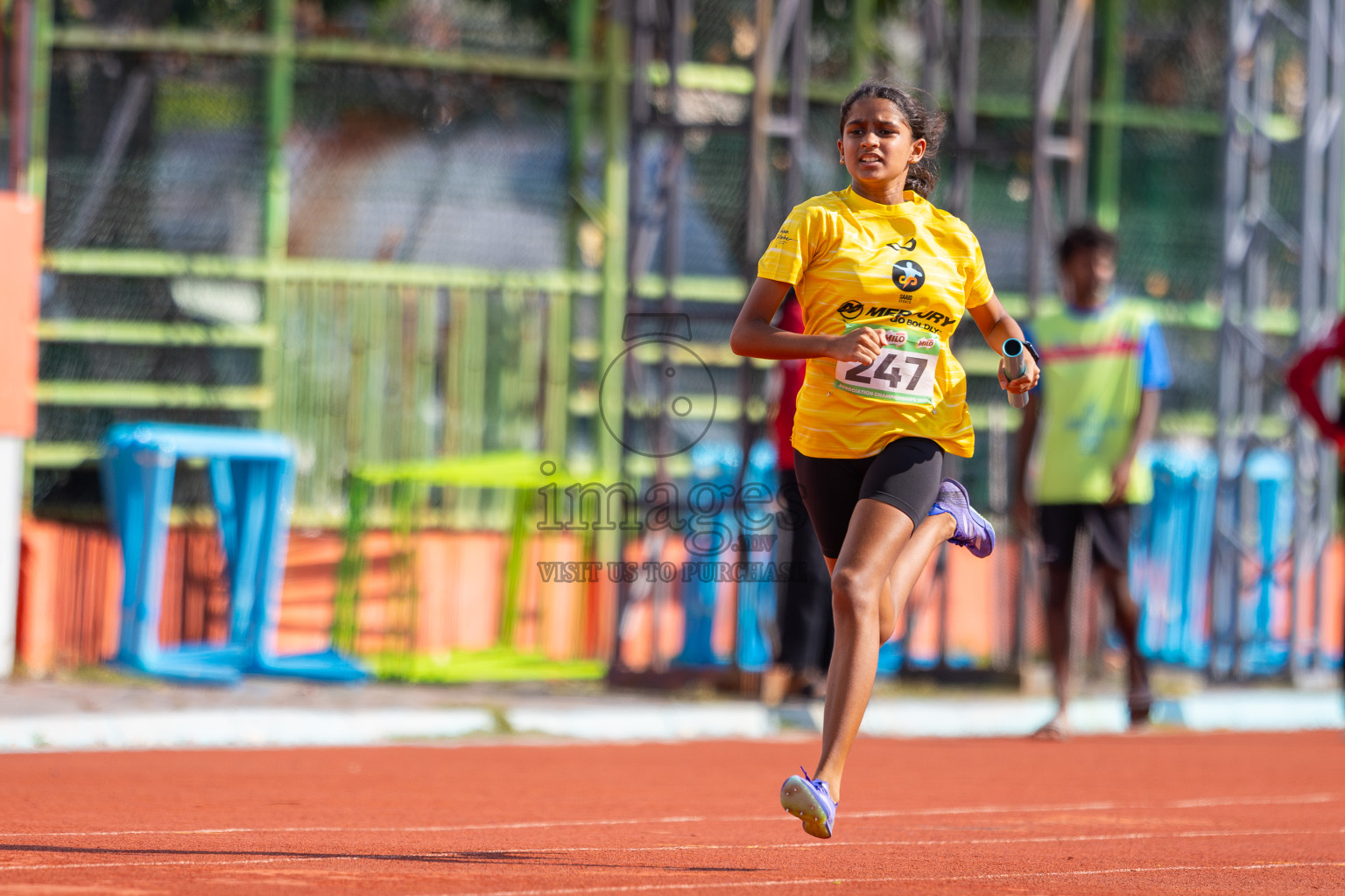 Day 3 of 12th Milo Association Championships was held in Ekuveni Track at Male', Maldives on Saturday, 26th April 2025. Photos: Ismail Thoriq / images.mv