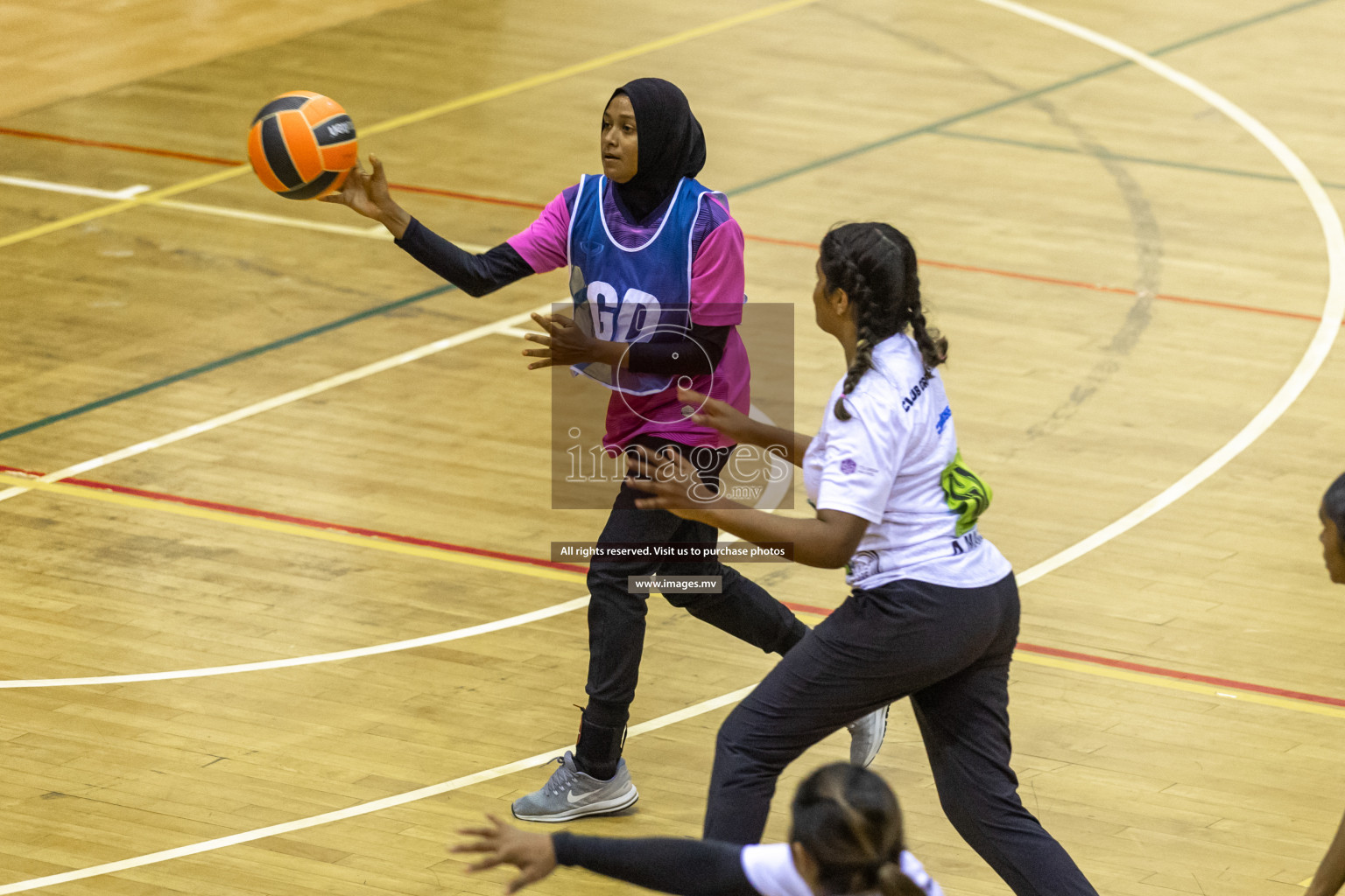 Sports Club Shining Star vs Club Green Streets in the Milo National Netball Tournament 2022 on 17 July 2022, held in Social Center, Male', Maldives. Photographer: Hassan Simah / Images.mv