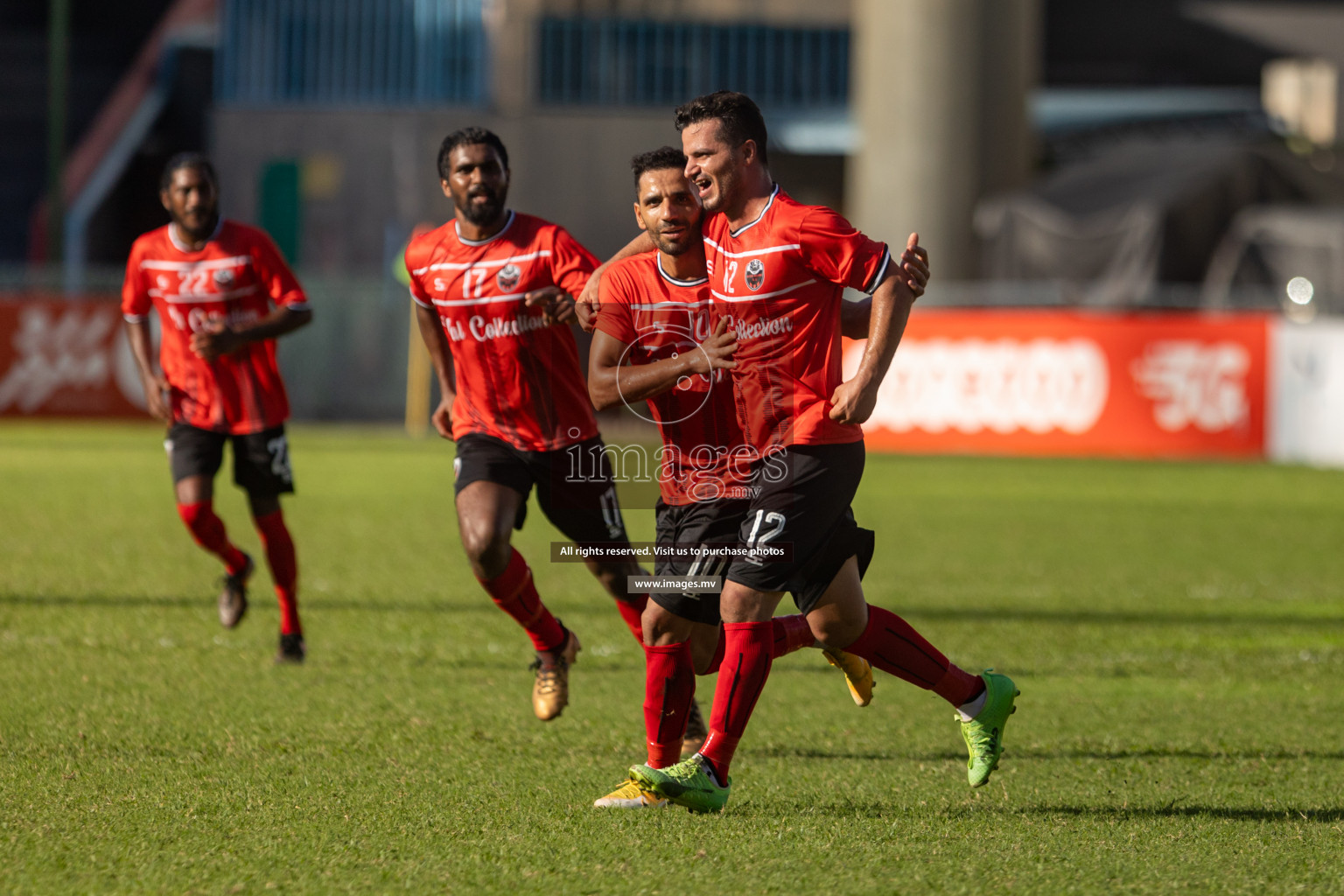 Biss Buru Sports vs JJ Sports Club  in 2nd Division 2022 on 14th July 2022, held in National Football Stadium, Male', Maldives Photos: Hassan Simah / Images.mv