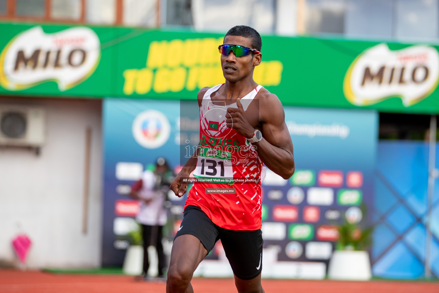 Day 2 of National Athletics Championship 2023 was held in Ekuveni Track at Male', Maldives on Friday, 24th November 2023. Photos: Hassan Simah / images.mv