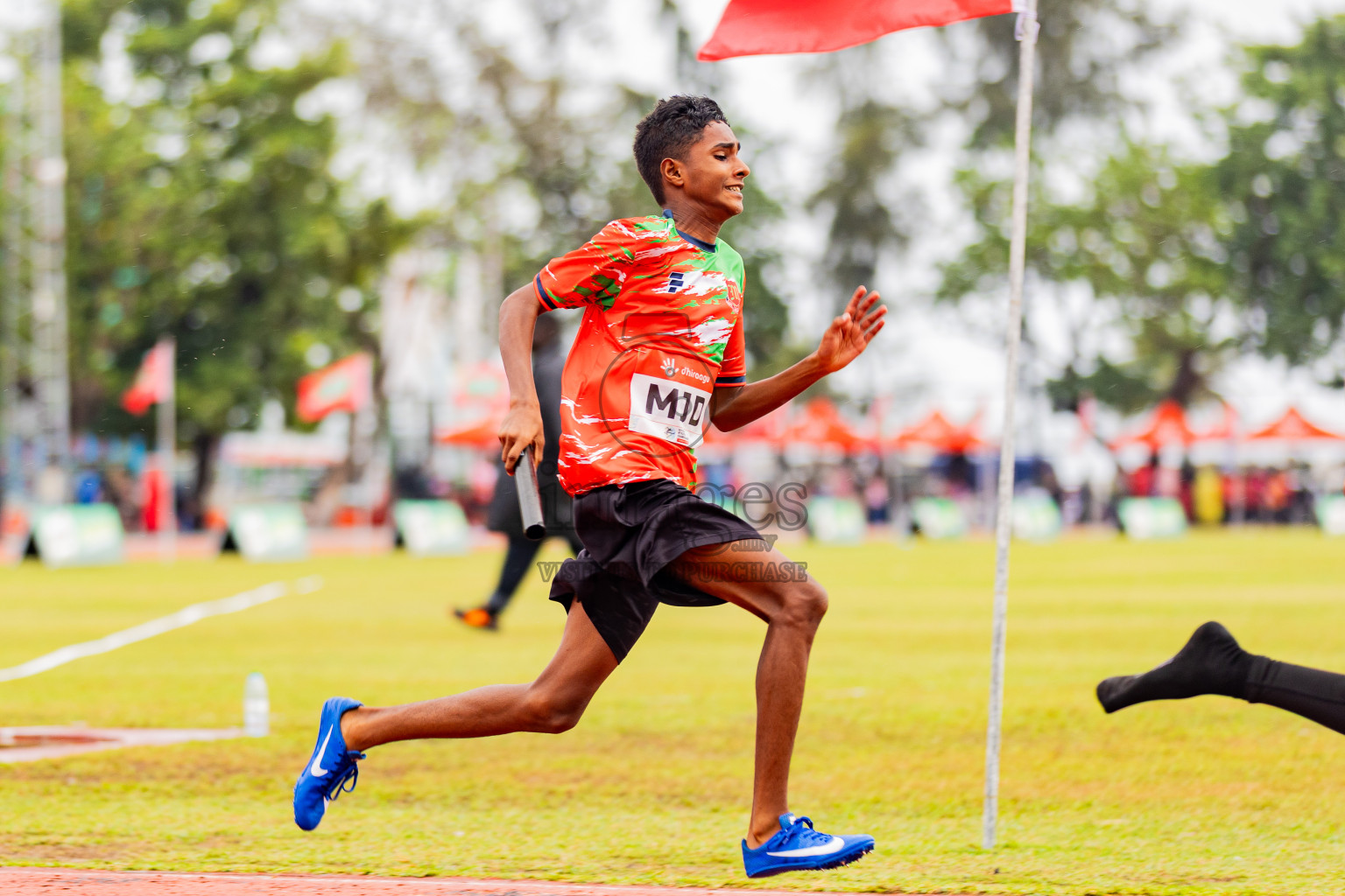 Day 6 of Inter-school Athletics Championship 2025 held in Ekuveni Synthetic Track, Male', Maldives on Sunday, 12th October 2025. Photos by: Areef Adam / Images.mv