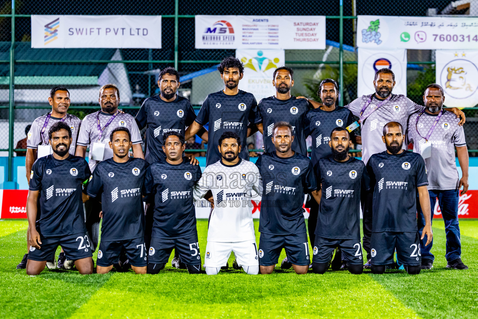 Dee Cee Jay SC vs Much Black in Semi Final of Laamehi Dhiggaru Ekuveri Futsal Challenge 2024 was held on Monday, 29th July 2024, at Dhiggaru Futsal Ground, Dhiggaru, Maldives Photos: Nausham Waheed / images.mv