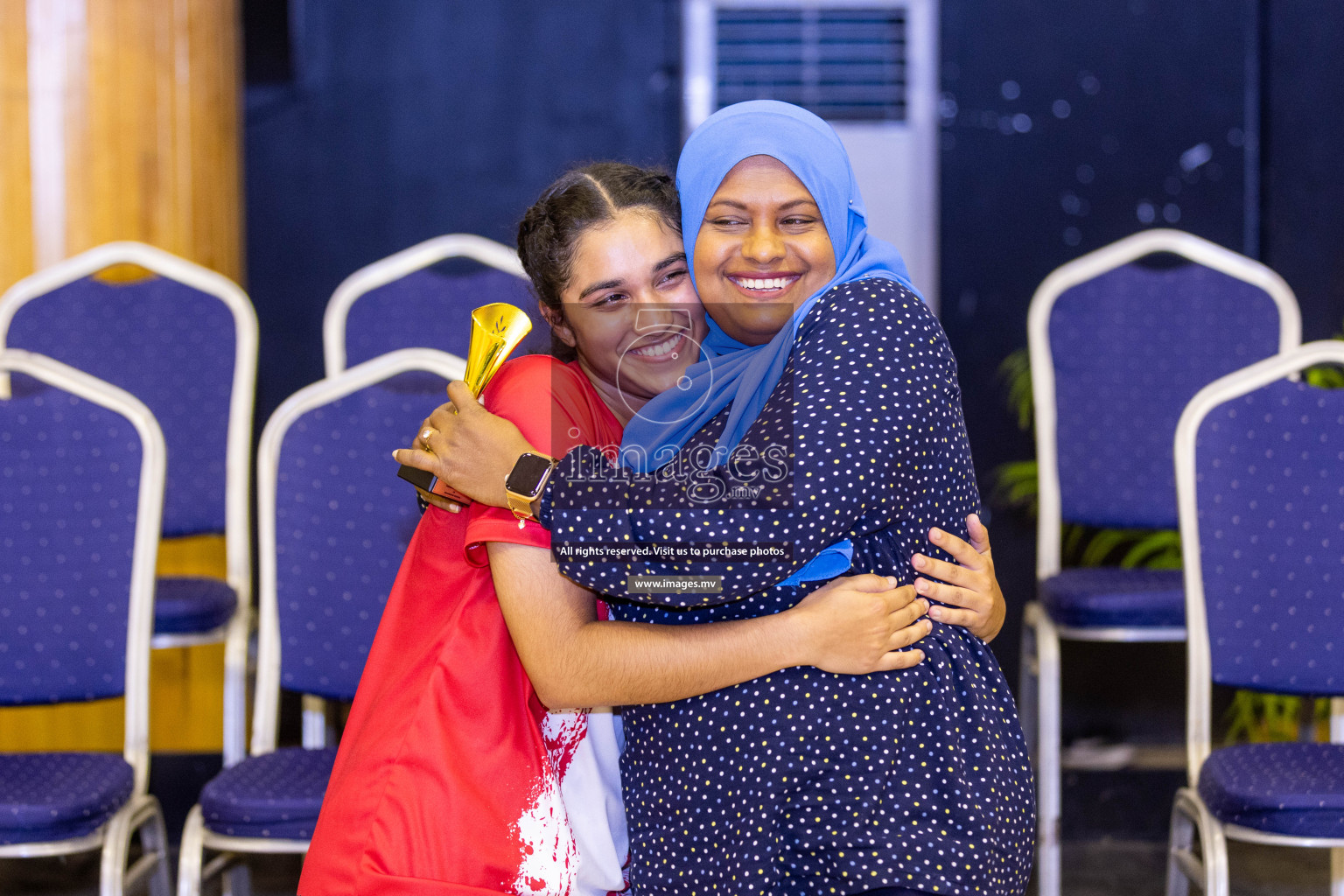 Day6 of 24th Interschool Netball Tournament 2023 was held in Social Center, Male', Maldives on 1st November 2023. Photos: Nausham Waheed / images.mv