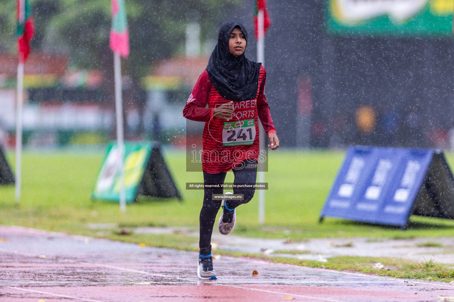 Day 2 of National Athletics Championship 2023 was held in Ekuveni Track at Male', Maldives on Friday, 24th November 2023. Photos: Nausham Waheed / images.mv