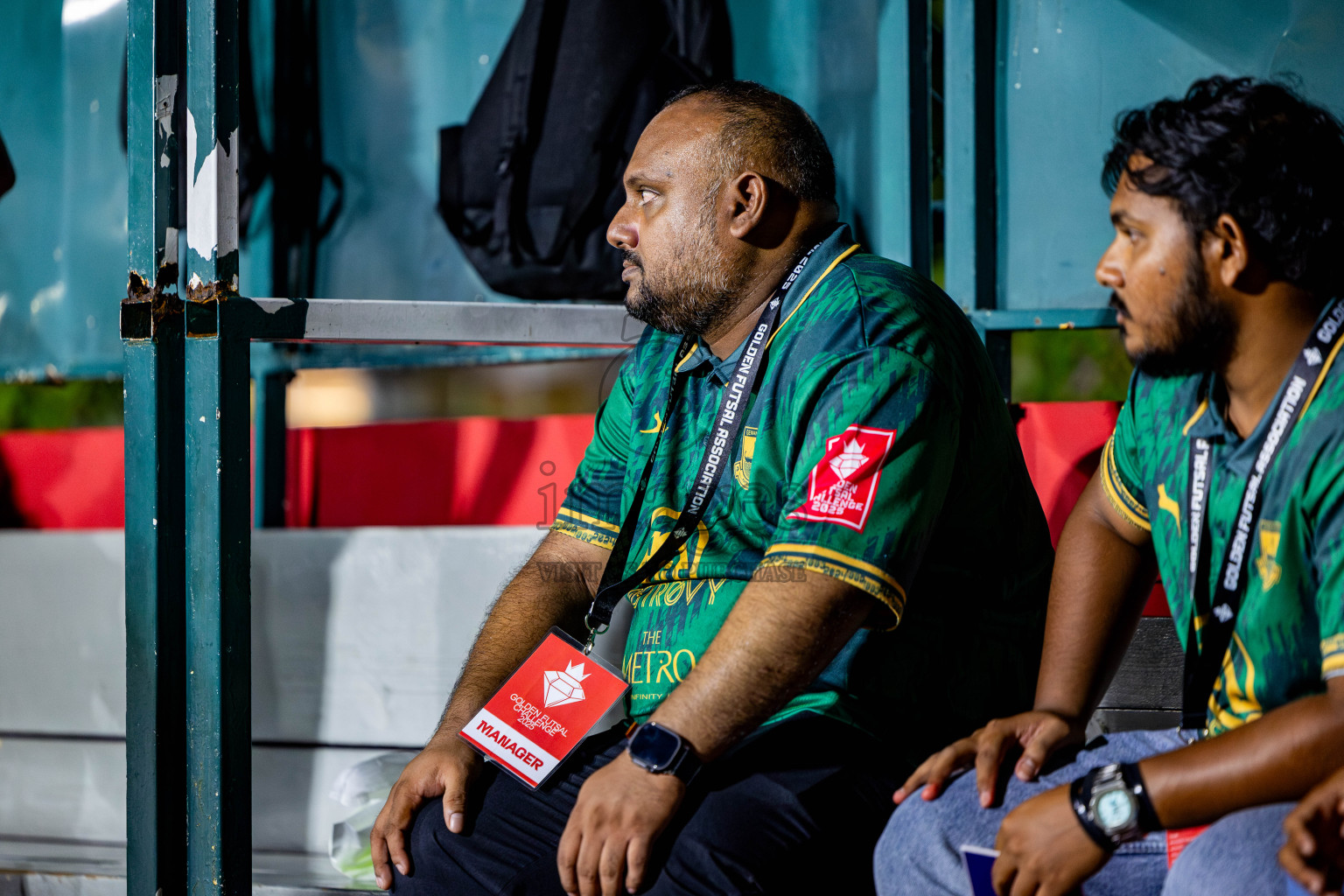 GA Gemanafushi VS GA Nilandhoo in Day 8 of Golden Futsal Challenge 2025 was held on Sunday, 12th January 2025, in Hulhumale', Maldives Photos: Nausham Waheed , Ismail Thoriq / images.mv