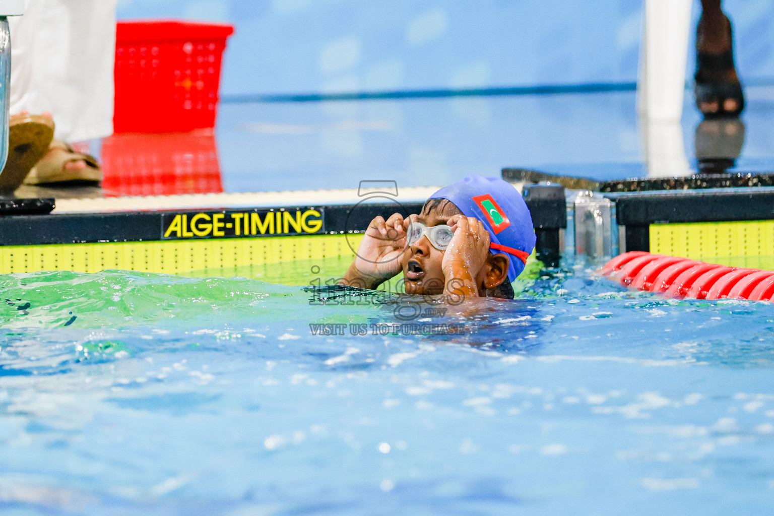 Day 1 of BML 6th National Kids Swimming Kids Festival 2025 held in Hulhumale', Maldives on Monday, 3rd November 2024. Photos: Hassan Simah / images.mv