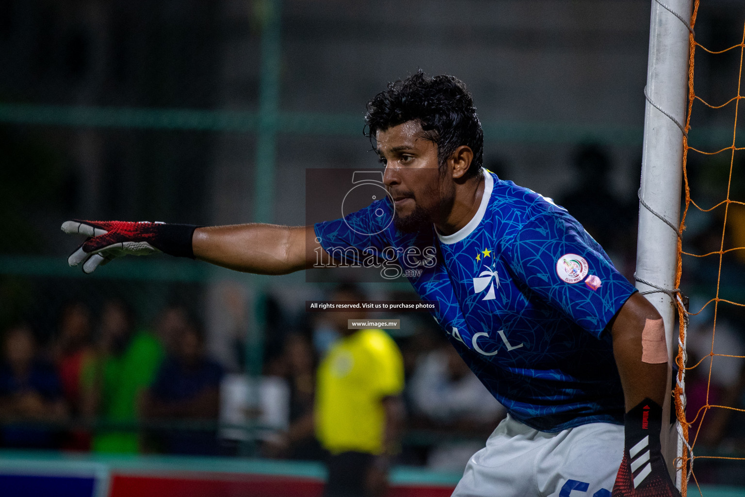 Prison Club vs MACL in the Quarter Finals of Club Maldives 2021 held at Hulhumale;, on 12th December 2021 Photos: Ismail Thoriq / images.mv