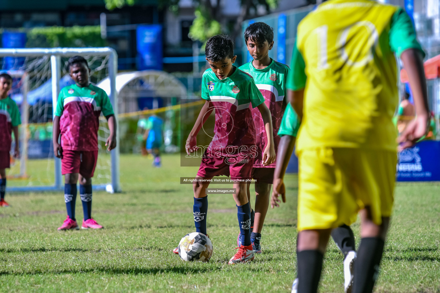 Day 2 of Milo Kids Football Fiesta 2022 was held in Male', Maldives on 20th October 2022. Photos: Nausham Waheed/ images.mv