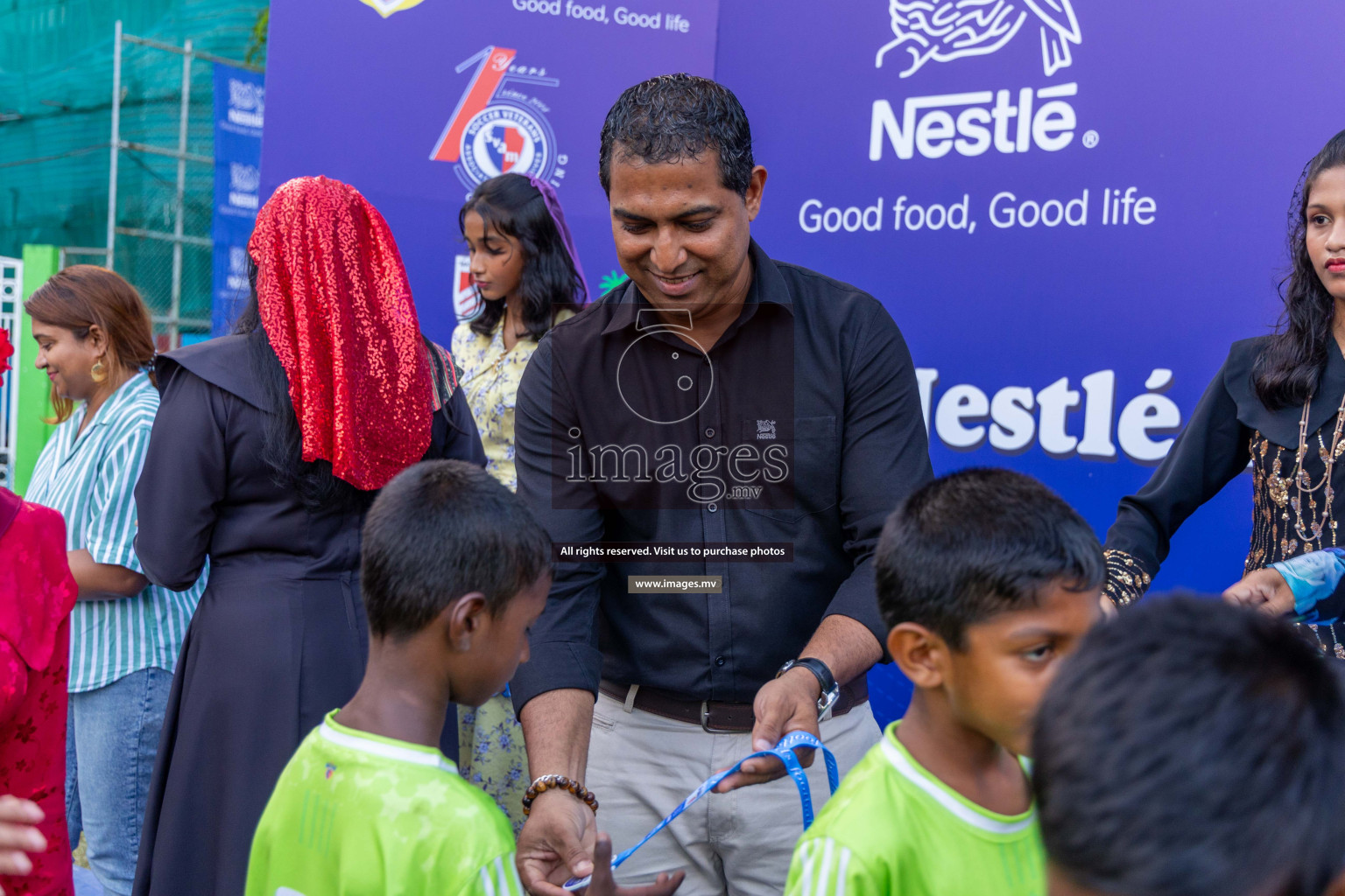 Day 4 of Nestle Kids Football Fiesta, held in Henveyru Football Stadium, Male', Maldives on Saturday, 14th October 2023
Photos: Ismail Thoriq / images.mv