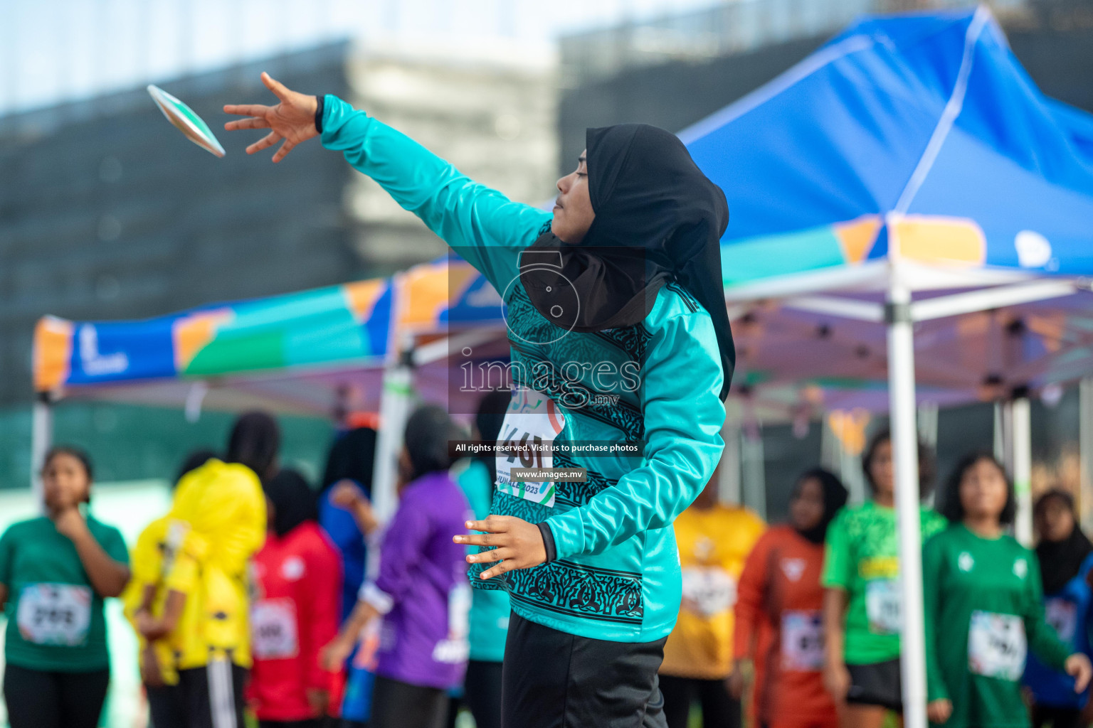 Day three of Inter School Athletics Championship 2023 was held at Hulhumale' Running Track at Hulhumale', Maldives on Tuesday, 16th May 2023. Photos: Nausham Waheed / images.mv