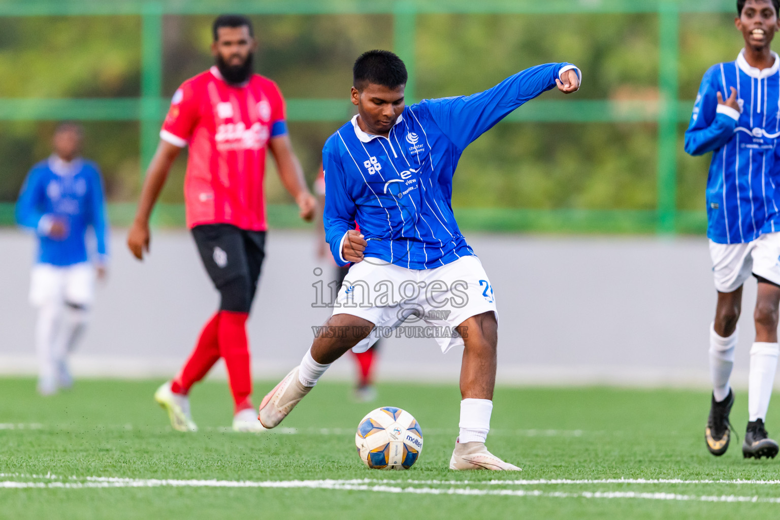 Furious FC vs Chester Academy from Manadhoo Council Cup 2024 in N Manadhoo Maldives on Thursday, 22nd February 2023. Photos: Nausham Waheed / images.mv