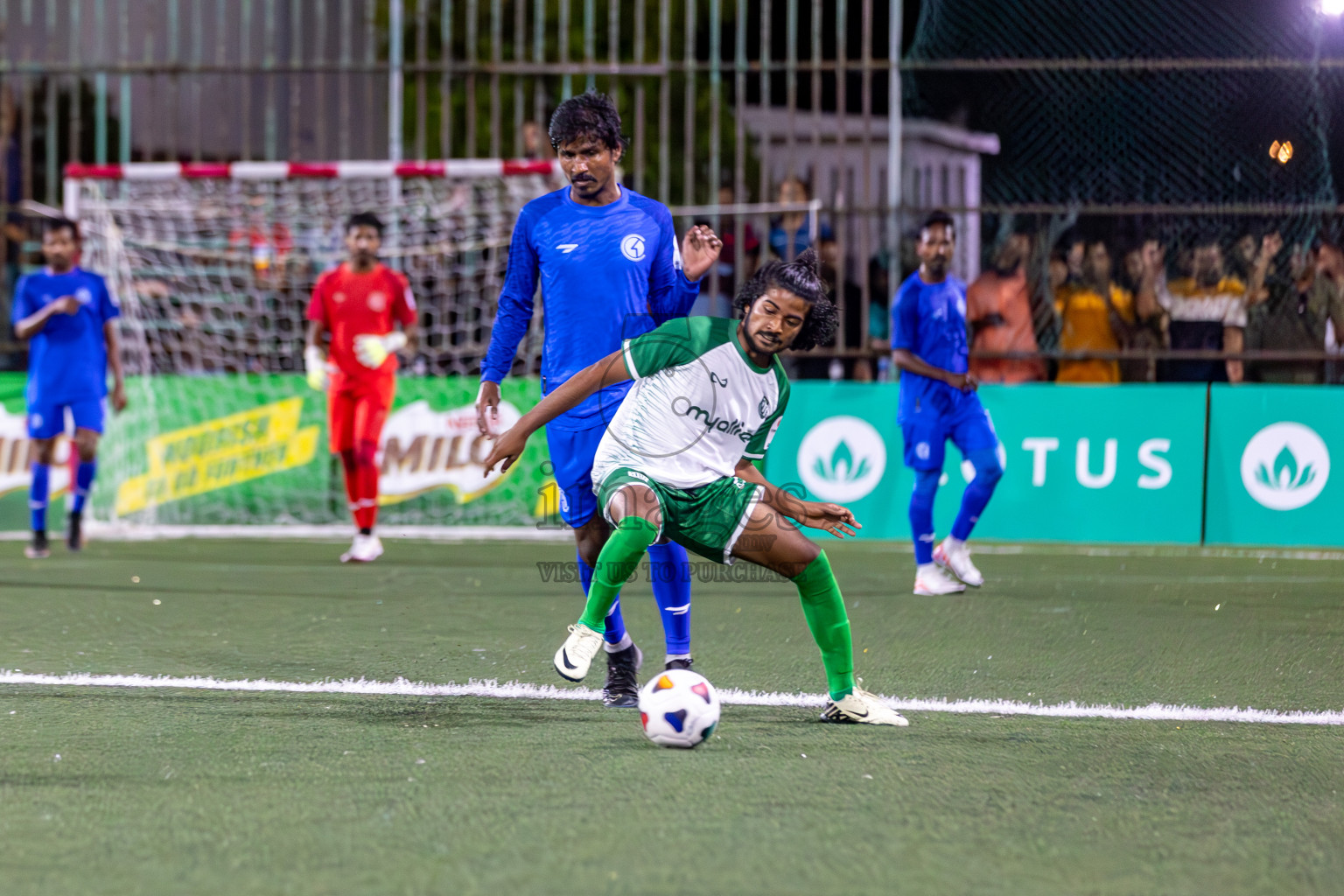 Team Allied vs Club HDC in Club Maldives Cup 2024 held in Rehendi Futsal Ground, Hulhumale', Maldives on Friday, 27th September 2024. 
Photos: Hassan Simah / images.mv