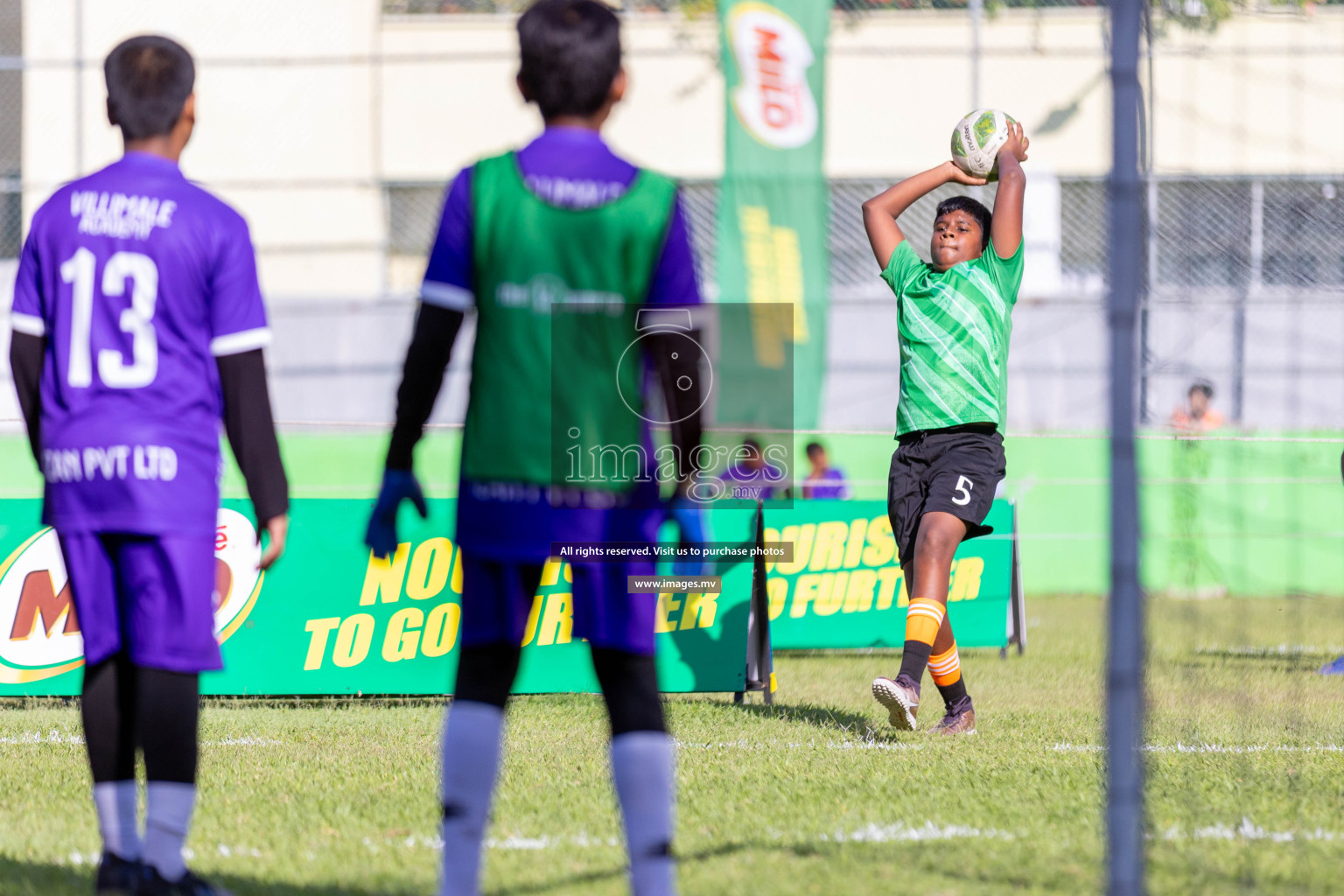 Day 1 of MILO Academy Championship 2023 (U12) was held in Henveiru Football Grounds, Male', Maldives, on Friday, 18th August 2023. 
Photos: Ismail Thoriq / images.mv