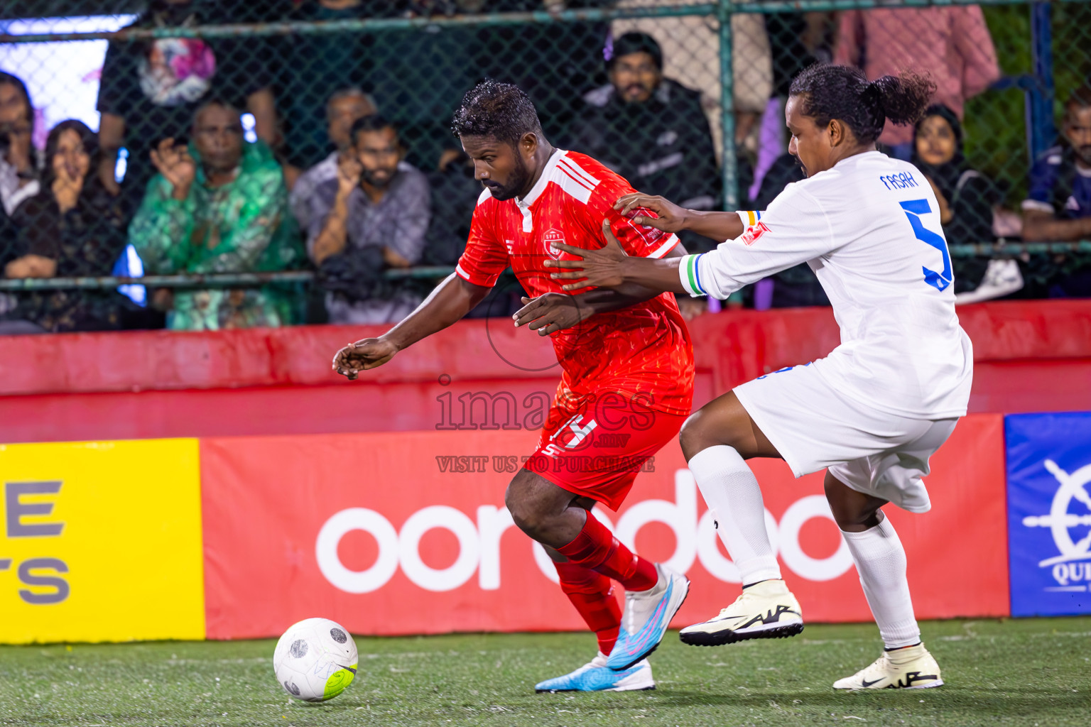 S Feydhoo vs S Hithadhoo in Day 26 of Golden Futsal Challenge 2024 was held on Friday , 9th February 2024 in Hulhumale', Maldives
Photos: Ismail Thoriq / images.mv