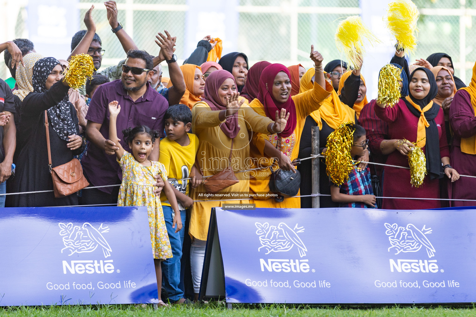 Nestle Kids Football Fiesta 2023 - Day 4
Day 4 of Nestle Kids Football Fiesta, held in Henveyru Football Stadium, Male', Maldives on Saturday, 14th October 2023 Photos: Nausham Waheed / images.mv