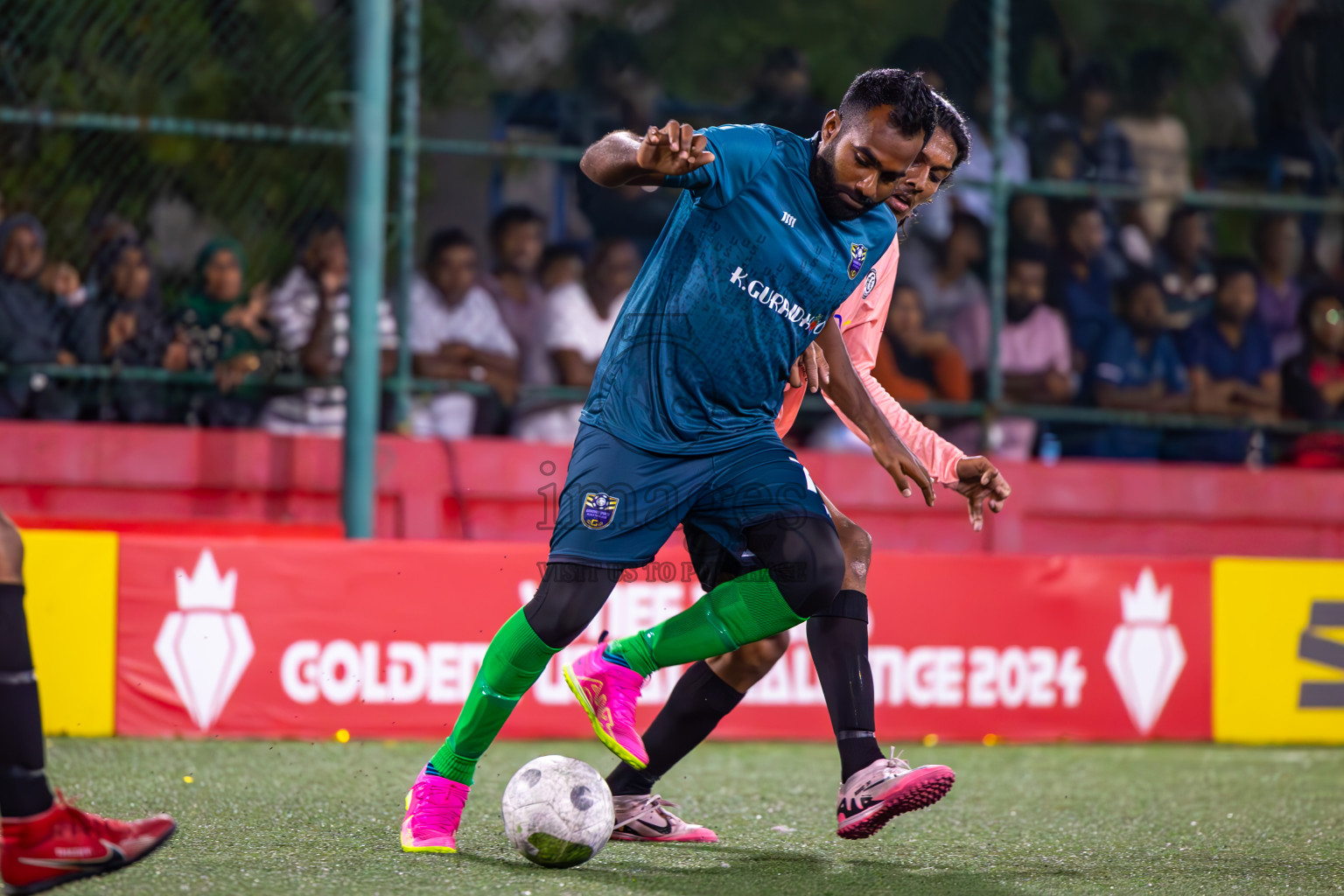 K Gulhi VS K Guraidhoo in Day 25 of Golden Futsal Challenge 2024 was held on Thursday , 8th February 2024 in Hulhumale', Maldives
Photos: Ismail Thoriq / images.mv