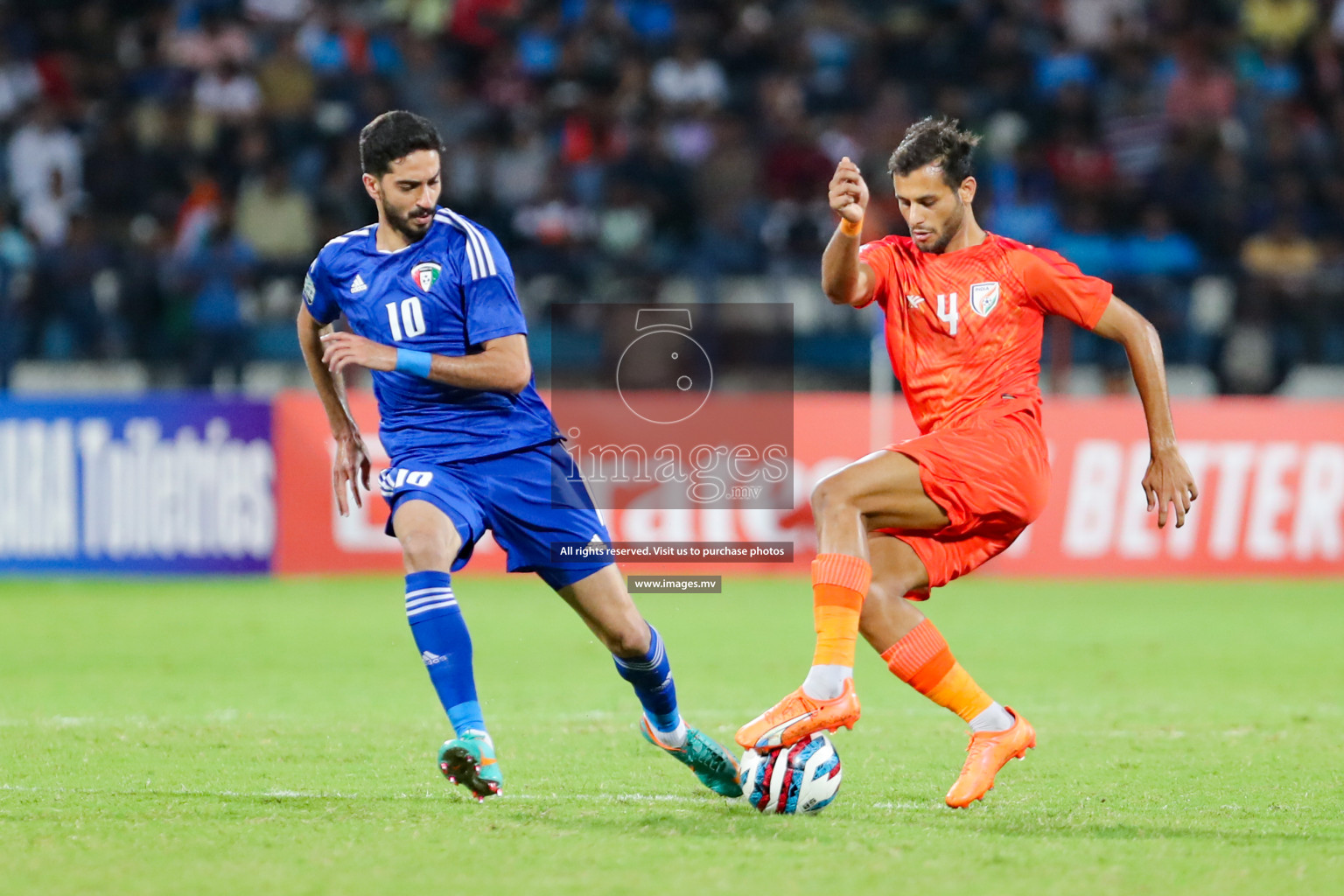 Kuwait vs India in the Final of SAFF Championship 2023 held in Sree Kanteerava Stadium, Bengaluru, India, on Tuesday, 4th July 2023. Photos: Nausham Waheed, Hassan Simah / images.mv