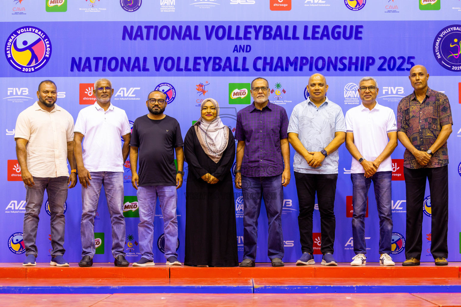 Police Club vs Club Wamco in the Final of Women's Division of National Volleyball Championship 2025 held in Male', Maldives on Sunday, 4th May 2025 at Social Center Indoor Hall Photos By: Nausham Waheed / images.mv