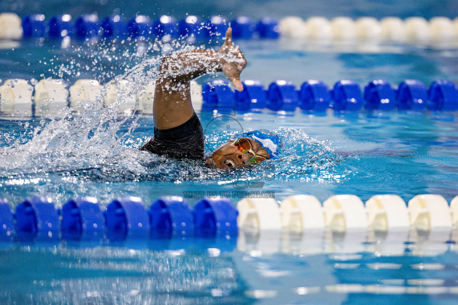 Day 4 of National Swimming Championship 2024 held in Hulhumale', Maldives on Monday, 16th December 2024. Photos: Hassan Simah / images.mv