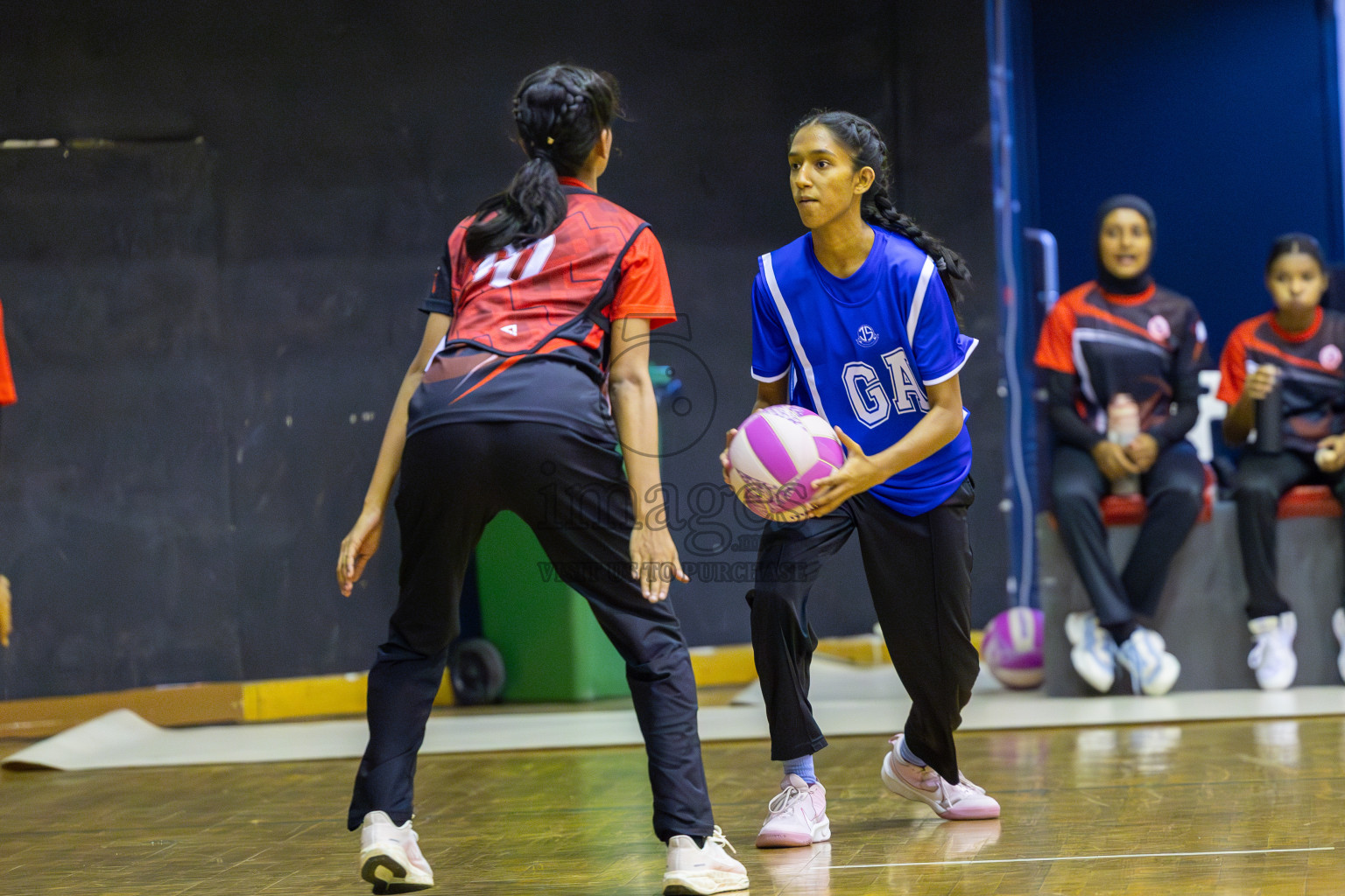 Day 5 of 26th Inter-School Netball Tournament 2025 was held in Social Center Indoor Hall on Wednesday, 22nd October 2025. Photos: Ismail Thoriq / images.mv