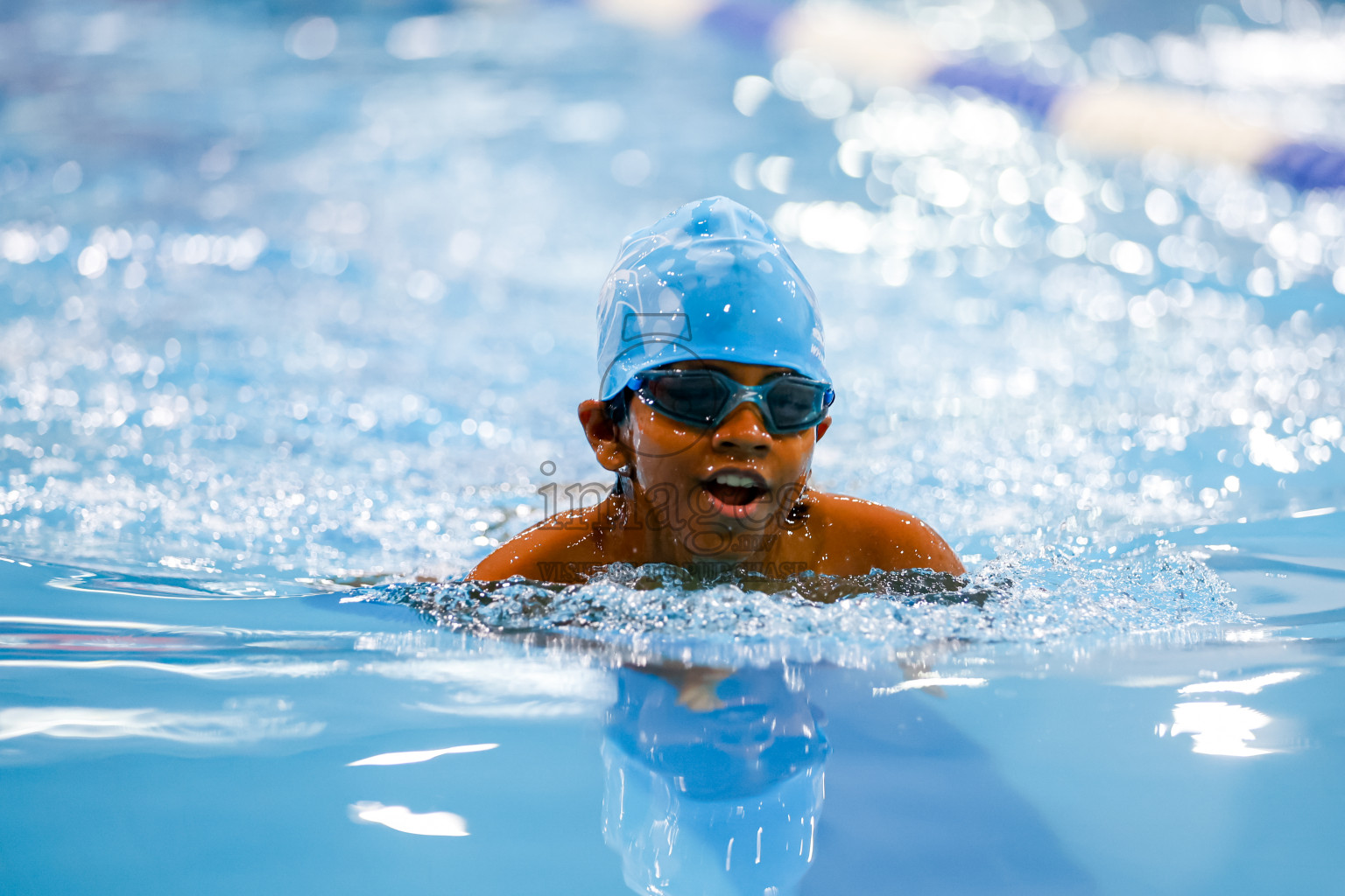 Day 4 of BML 6th National Kids Swimming Kids Festival 2025 held in Hulhumale', Maldives on Thursday, 6th November 2024. 
Photos: Hassan Simah / images.mv
