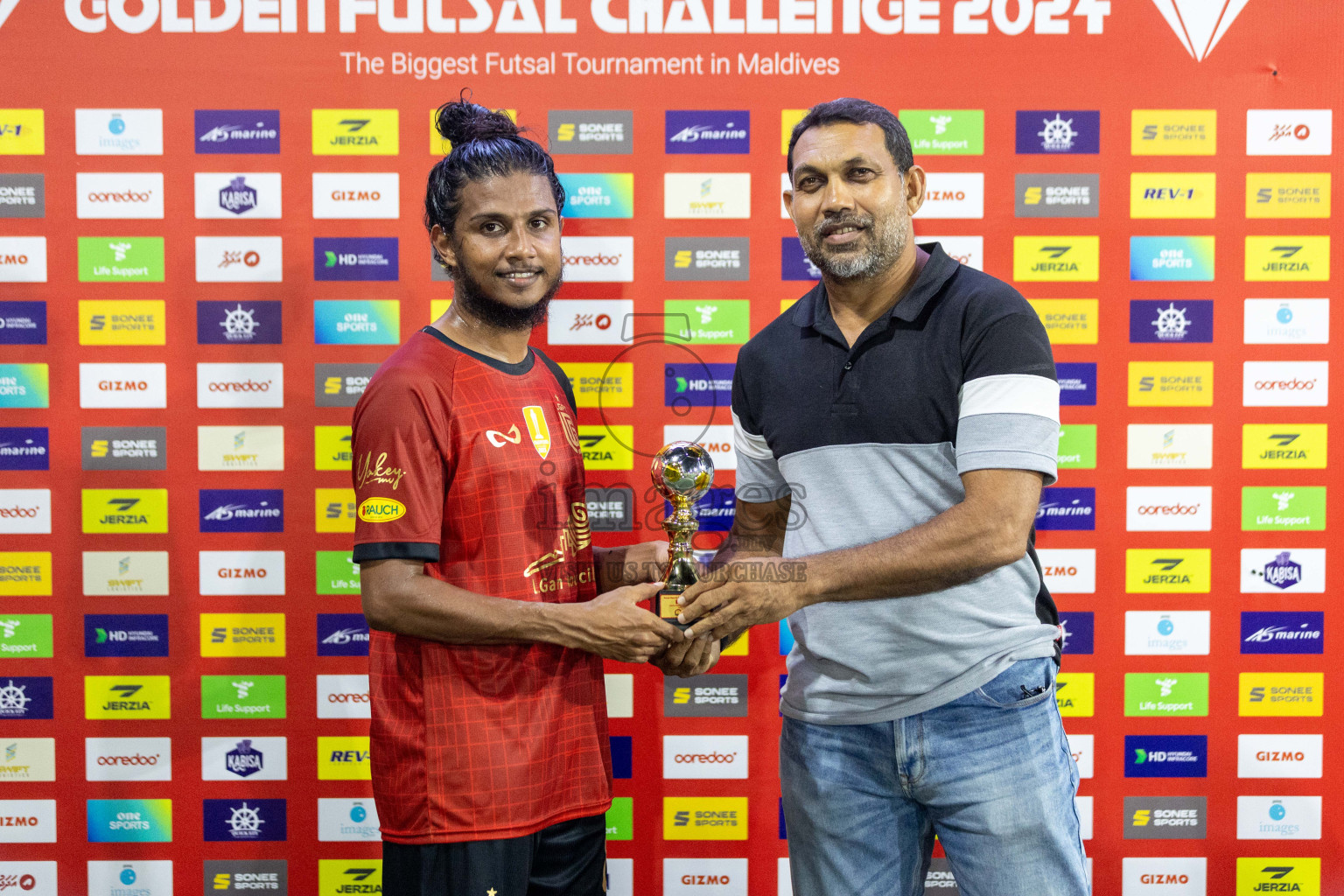 L Maavah vs L Gan in Day 7 of Golden Futsal Challenge 2024 was held on Saturday, 20th January 2024, in Hulhumale', Maldives Photos: Nausham Waheed / images.mv