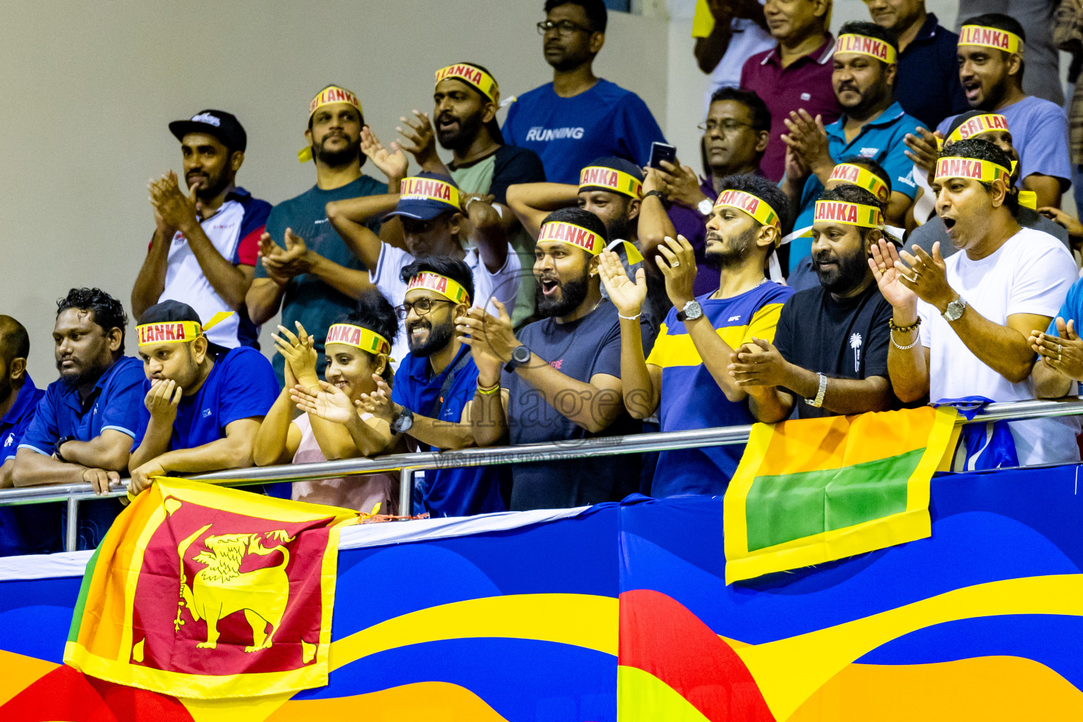 Kyrgyzstan vs Sri Lanka in Day 3 of CAVA U20 Woman's Volleyball Championship 2024 was held in Social Center, Male', Maldives on 20th July 2024. Photos: Nausham Waheed / images.mv