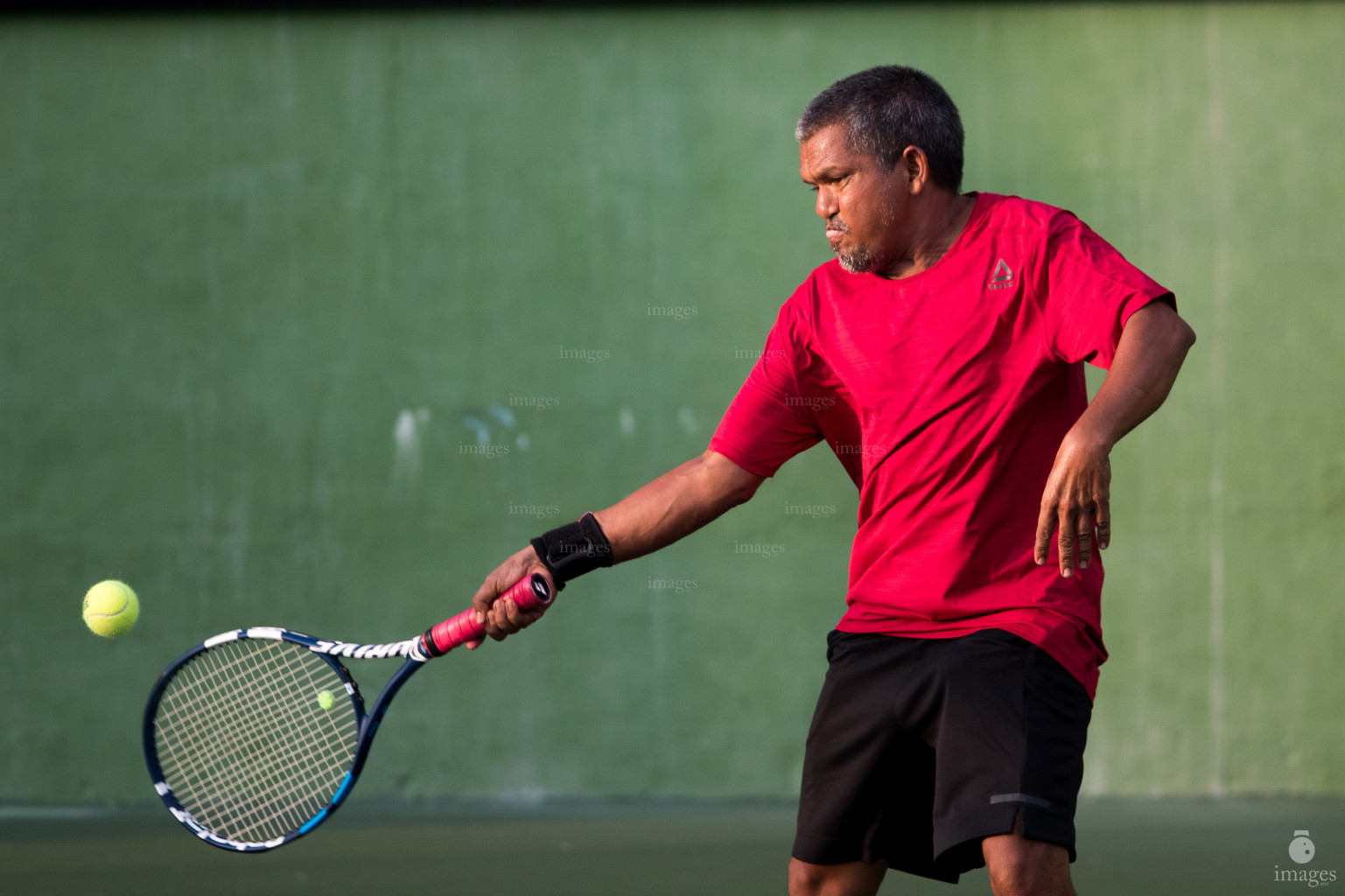 Marrybrown Tennis Championship 2019 - Day 5 in Male, Maldives, Sunday February 17th, 2019. (Images.mv Photo/Suadh Abdul Sattar)