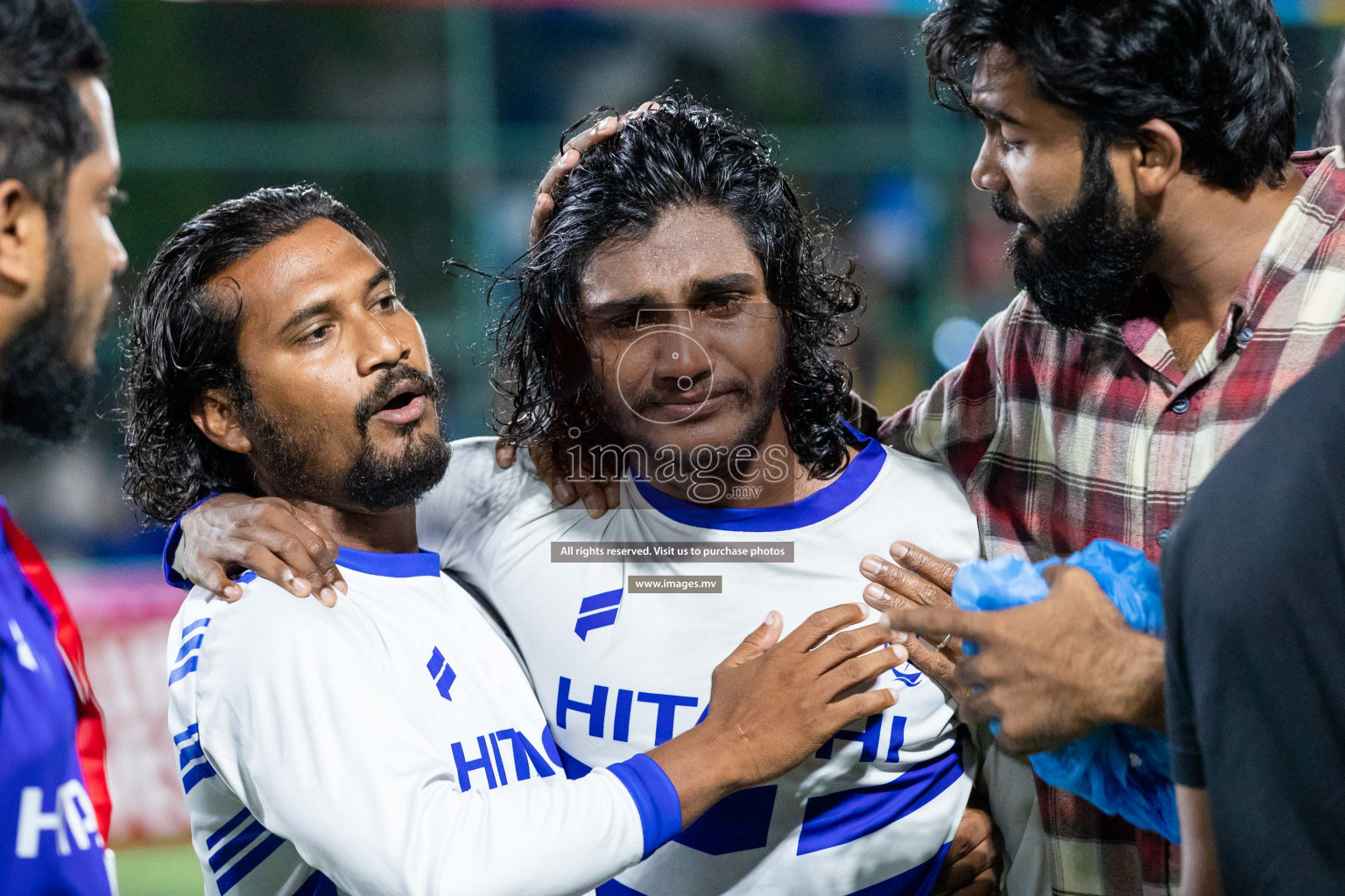 STO RC Vs Team Fenaka in the Quarter Finals of Club Maldives 2021 held in Hulhumale, Maldives on 13 December 2021. Photos: Shu Abdul Sattar / images.mv