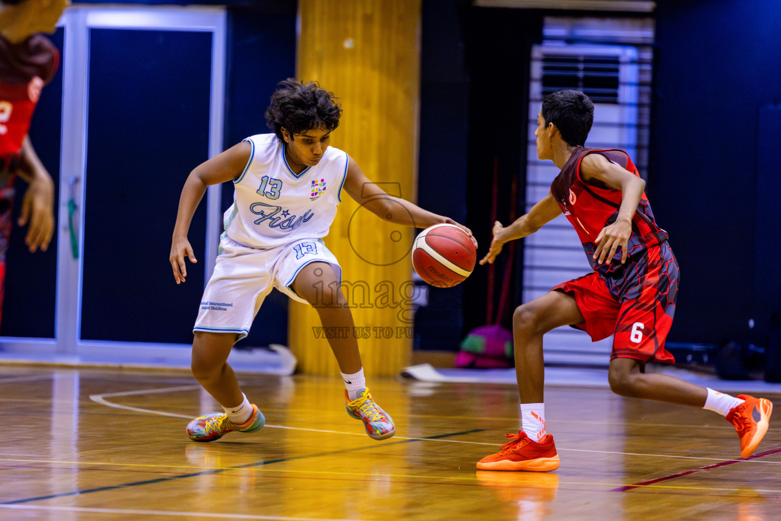 Iskandhar School vs Finland International School in Under 13 Boys Final of Junior Basketball Championship 2024 was held in Social Center, Male', Maldives on Sunday, 15th December 2024. Photos: Nausham Waheed / images.mv