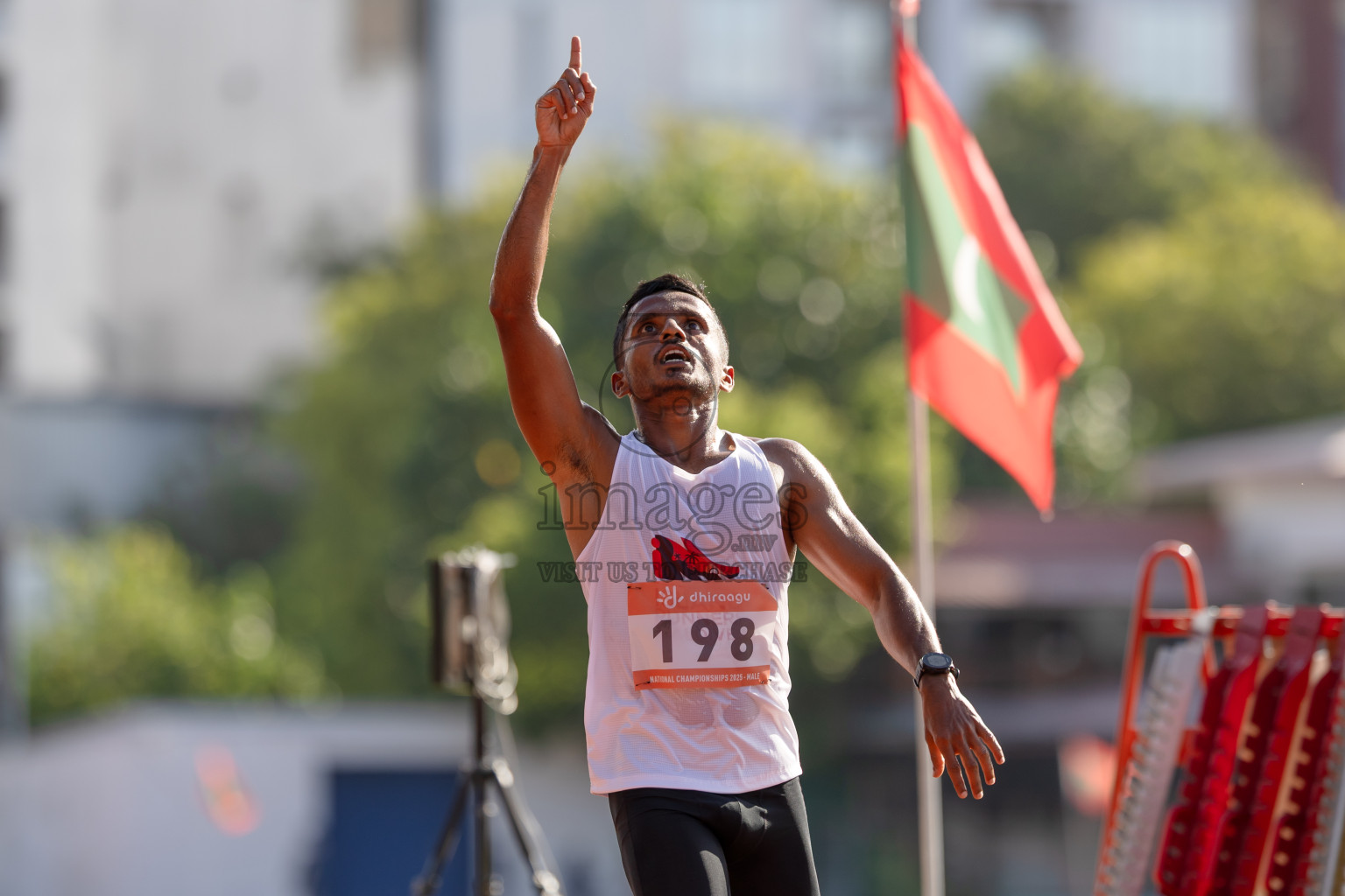 Day 3 of National Athletics Championship 2025 was held at Ekuveni Running Ground in Male', Maldives on Saturday, 16th August 2025. Photos: Hasni / images.mv