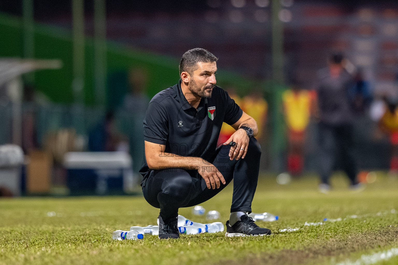 Maldives vs Palestine in the second under 17 friendly held in National Football Stadium, Male', Maldives on Saturday, 15 November 2025. 
Photos: Mohamed Mahfooz Moosa / Images.mv