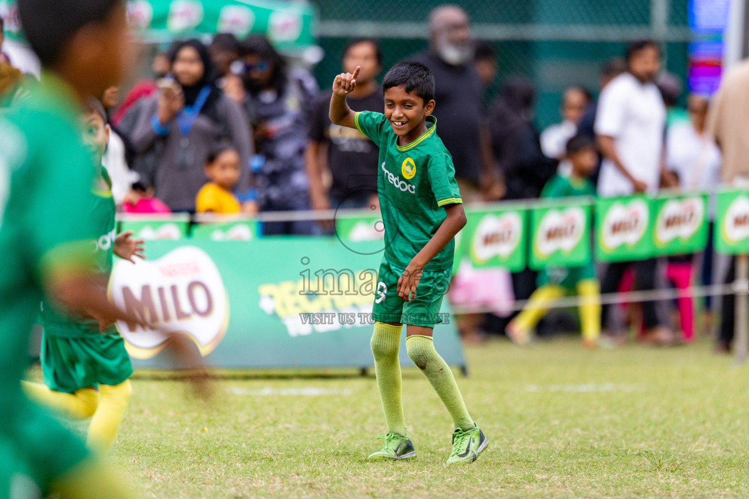 Day 1 of MILO SVAM Juniors 2025 (U-8) was held at Henveiru Stadium in Male', Maldives on Thursday, 26th June 2025. 
Photos: Hassan Simah / images.mv