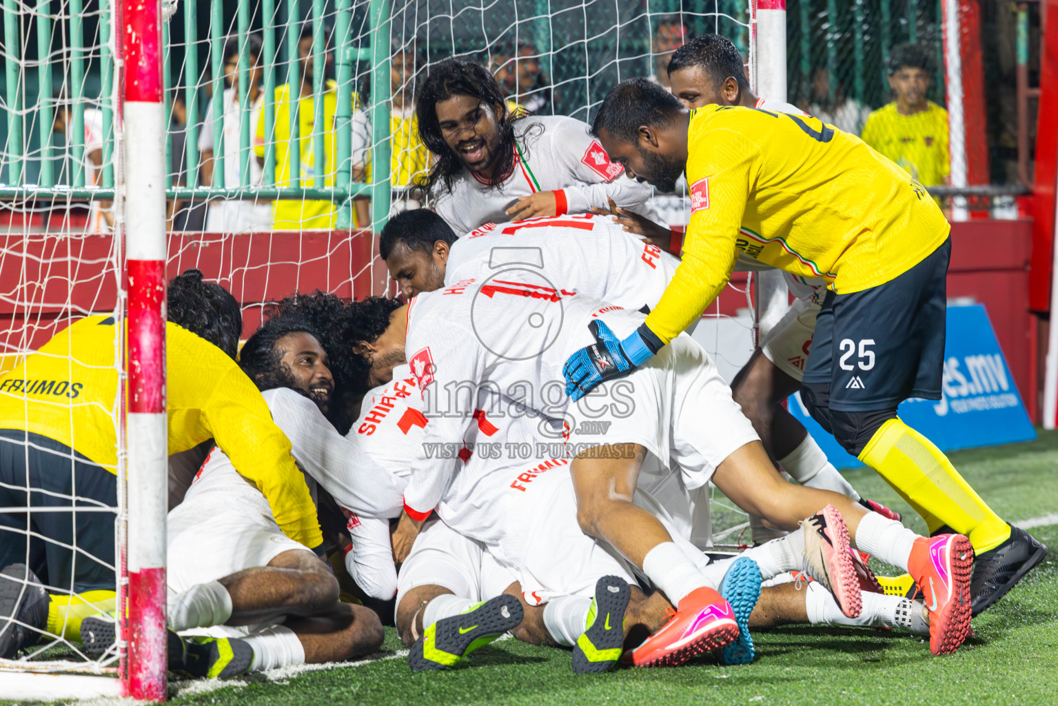 L Gan vs L Isdhoo in Laamu Atoll Finals Day 26 of Golden Futsal Challenge 2025 was held on Thursday , 30th January 2025, in Hulhumale', Maldives. Photos: Ismail Thoriq / images.mv