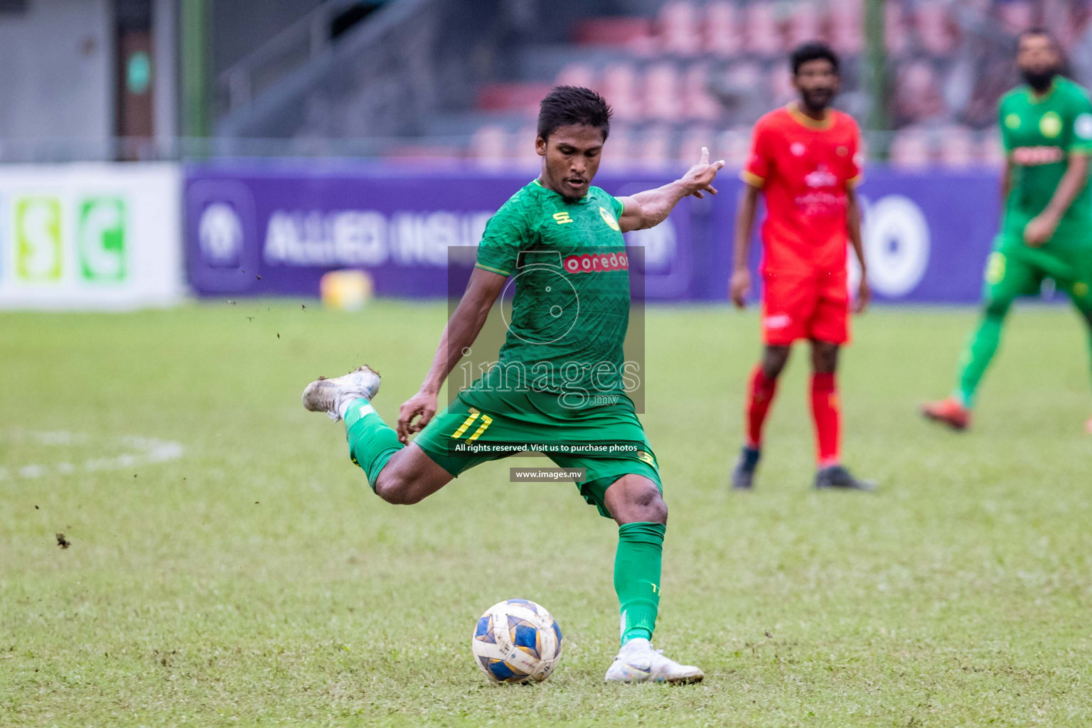 Maziya vs Da Grande in the Dhivehi Premier League 2022 on 22nd July 2022, held in National Football Stadium, Male', Maldives Photos: Nausham waheed / Images.mv