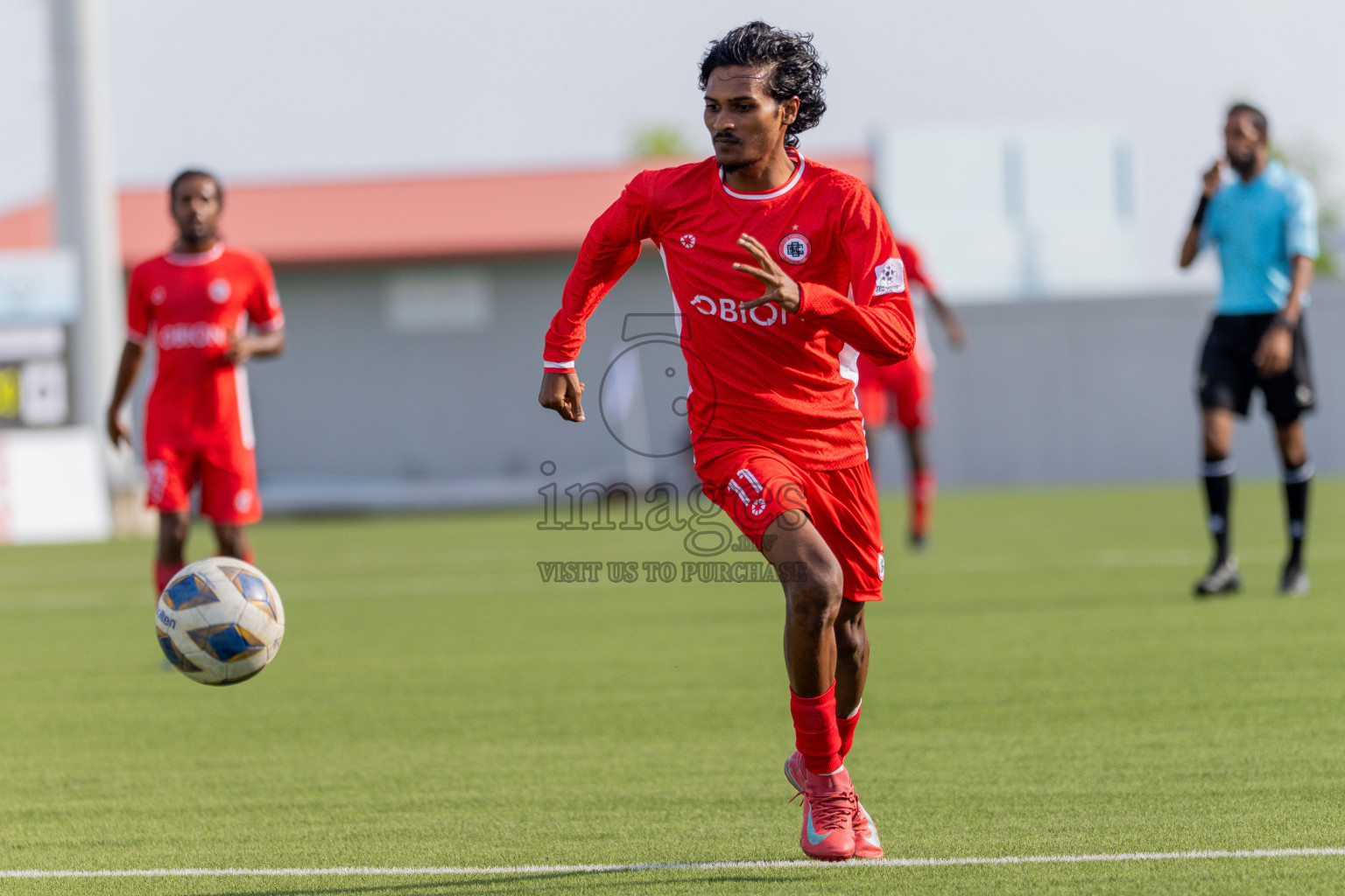 CC Sports Club VS Aajeelakah Eydhafushi FA in Day 6 of Eydhafushi Cup 2025 held in Eydhafushi Football Stadium at B. Eydhafushi, Maldives on Wednesday, 10th September 2025. Photos: Arif Rasheed / images.mv