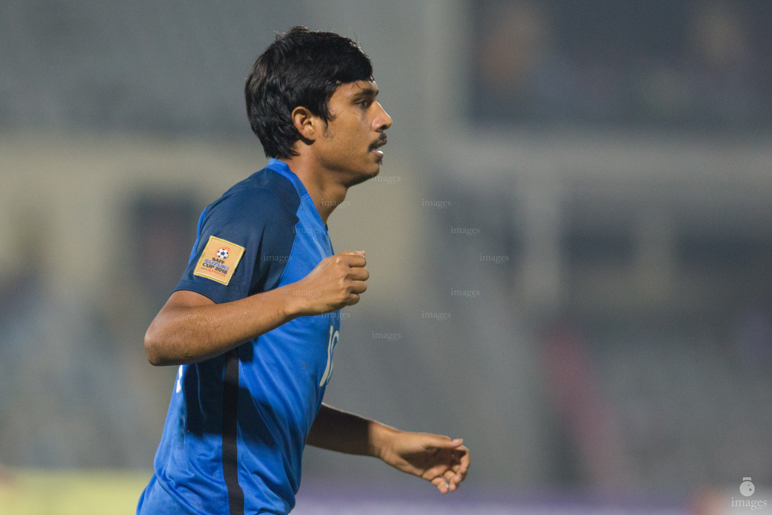 India vs Pakistan in SAFF Suzuki Cup 2018 semifinals in Dhaka, Bangladesh, Wednesday, September 12, 2018. (Images.mv Photo/Suadhu Abdul Sattar)