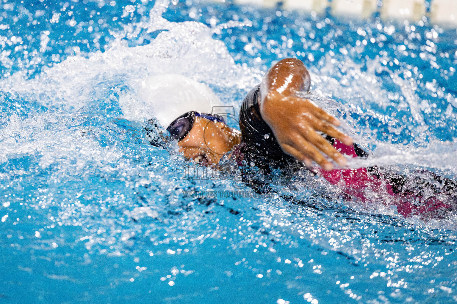 Day 4 of National Swimming Championship 2024 held in Hulhumale', Maldives on Monday, 16th December 2024. Photos: Hassan Simah / images.mv