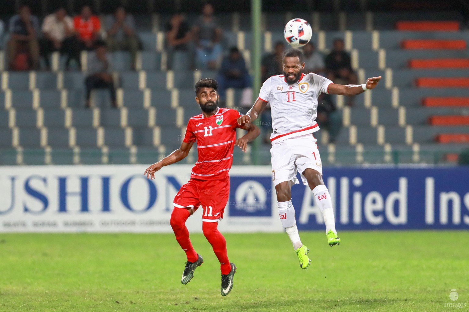 Asian Cup Qualifier between Maldives and Oman in National Stadium, on 10 October 2017 Male' Maldives. ( Images.mv Photo: Ismail Thoriq )