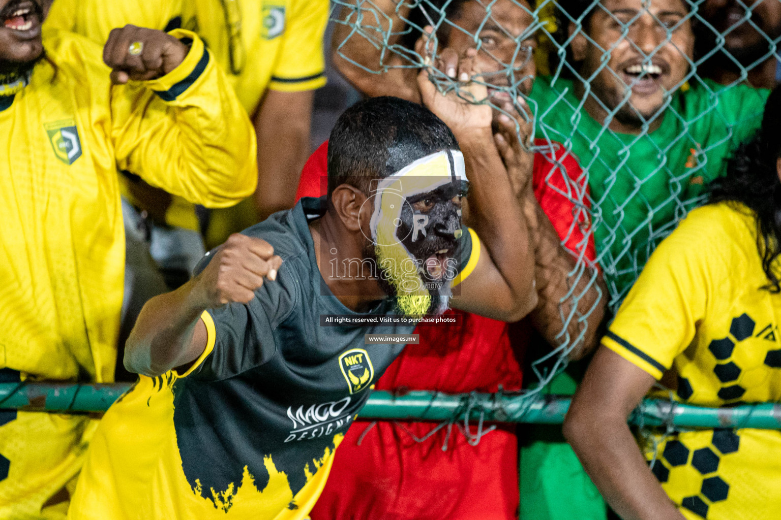 Team MPL vs Team RRC in the Quarter Finals of Club Maldives 2021 held at Hulhumale'; on 13th December 2021 Photos:Shu Abdul Sattar / images/mv